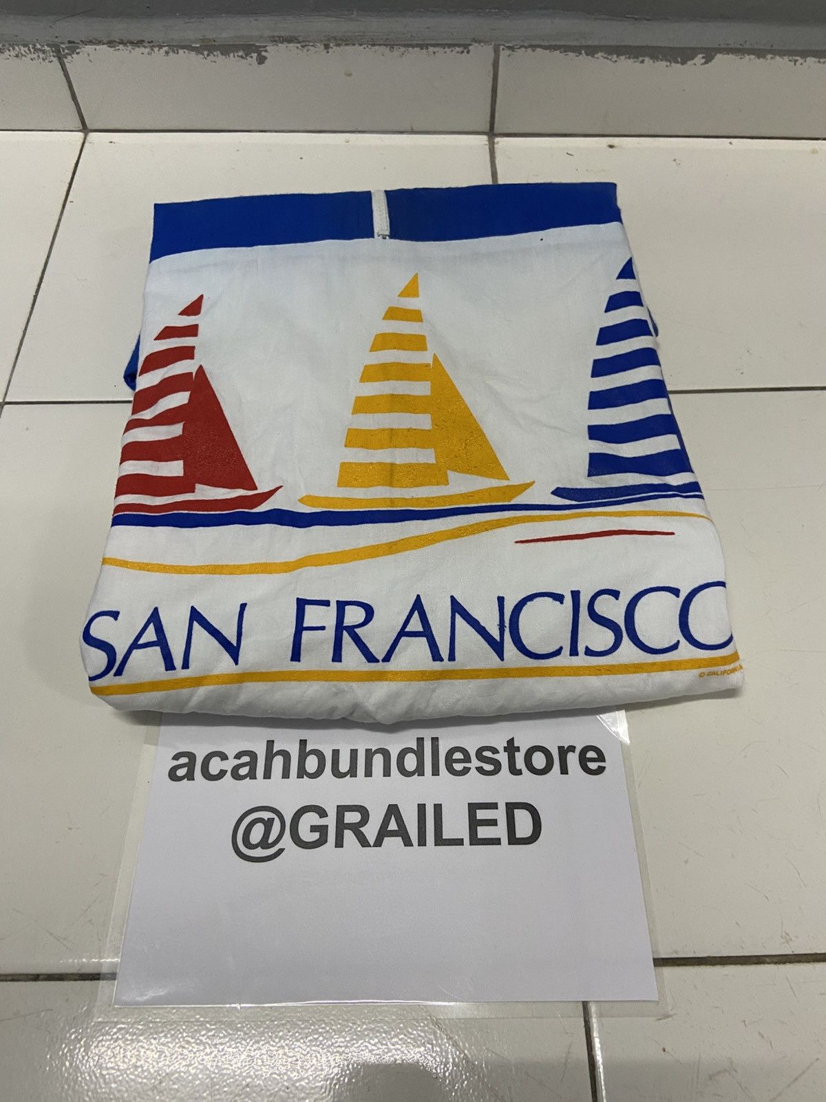 Vintage VINTAGE 1985 SAN FRANCISCO CALIFORNIA HALFZIPPER Size US M / EU 48-50 / 2 - 15 Thumbnail