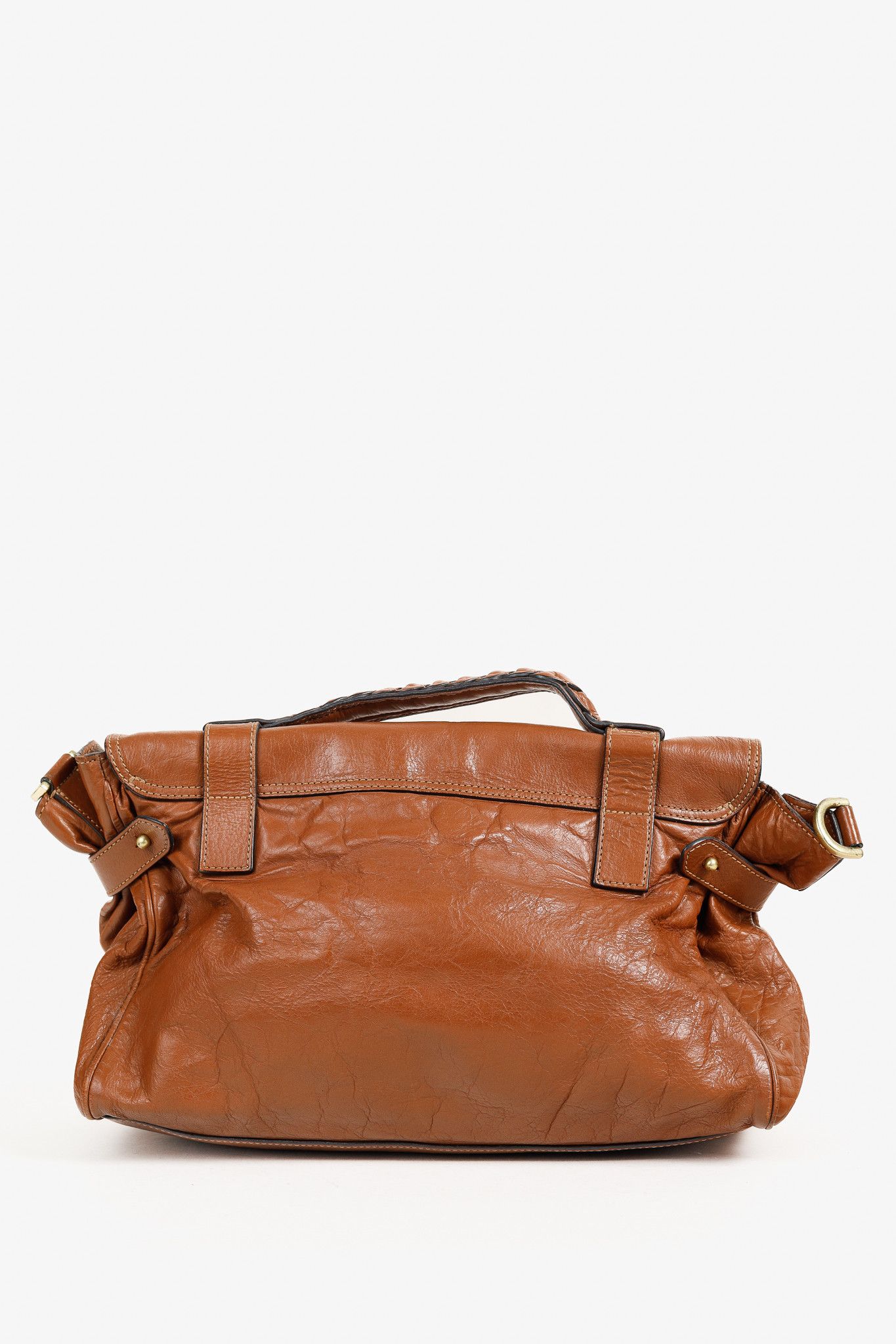 Mulberry Mulberry Alexa Oak Soft Buffalo Leather Satchel Size ONE SIZE - 4 Thumbnail