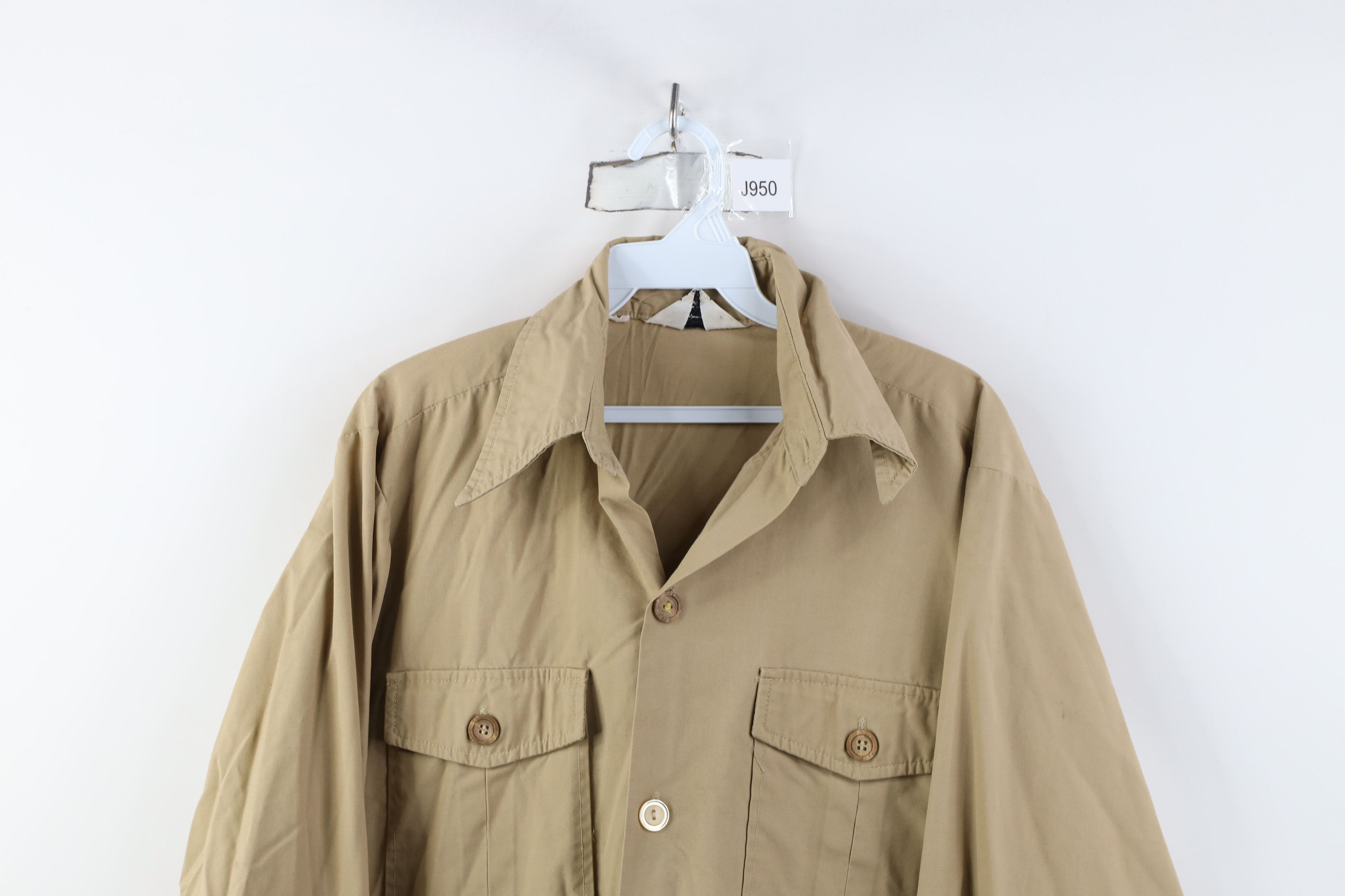 Woolrich Woolen Mills Vintage 70s Woolrich Safari Bush Shirt Jacket Jac Shirt USA Size US M / EU 48-50 / 2 - 2 Thumbnail