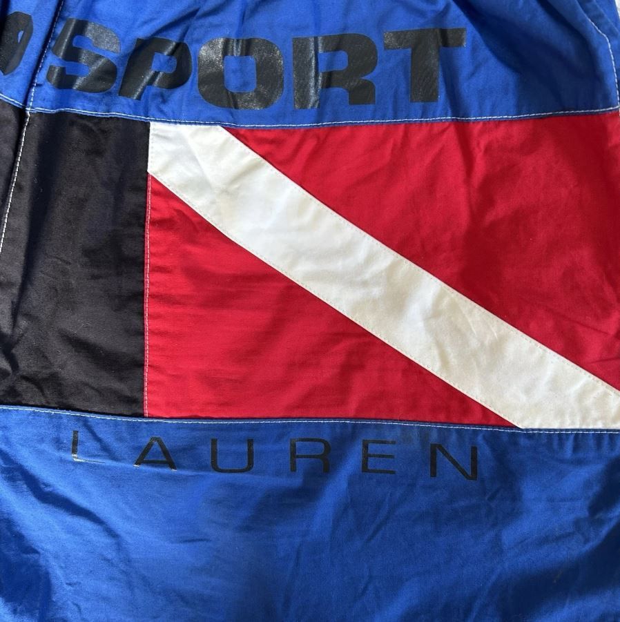 Polo Ralph Lauren Vintage Polo Ralph Lauren Polo Sport Spell out Swim Trunks Size US 36 / EU 52 - 4 Thumbnail