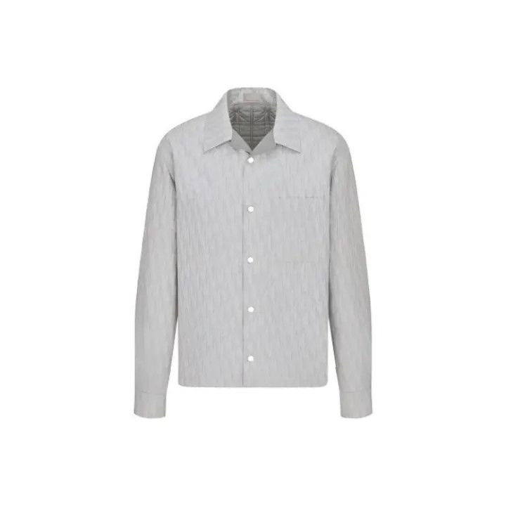 Dior Dior Oblique Print Long Sleeve Shirt 0079 Size US L / EU 52-54 / 3 - 1 Thumbnail