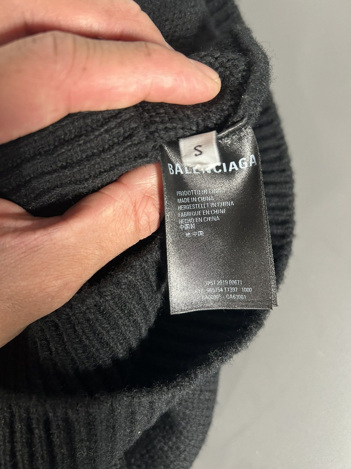Balenciaga Balenciaga Turtleneck wool knit Size US S / EU 44-46 / 1 - 6 Thumbnail