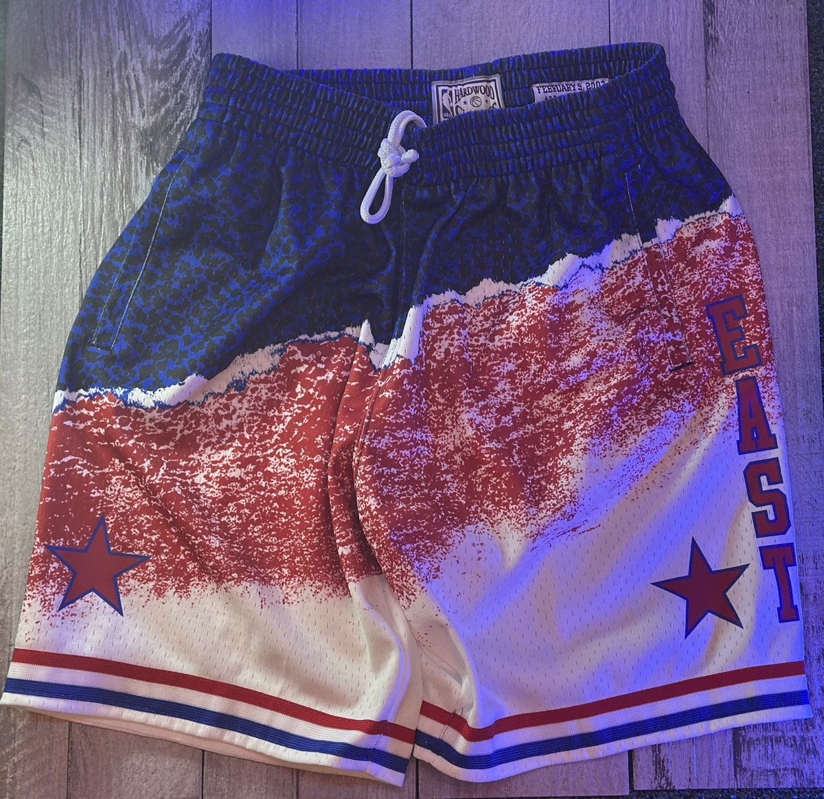 Nike Mitchell & Ness Swingman Shorts All-Star East 2003 Size US 34 / EU 50 - 8 Thumbnail