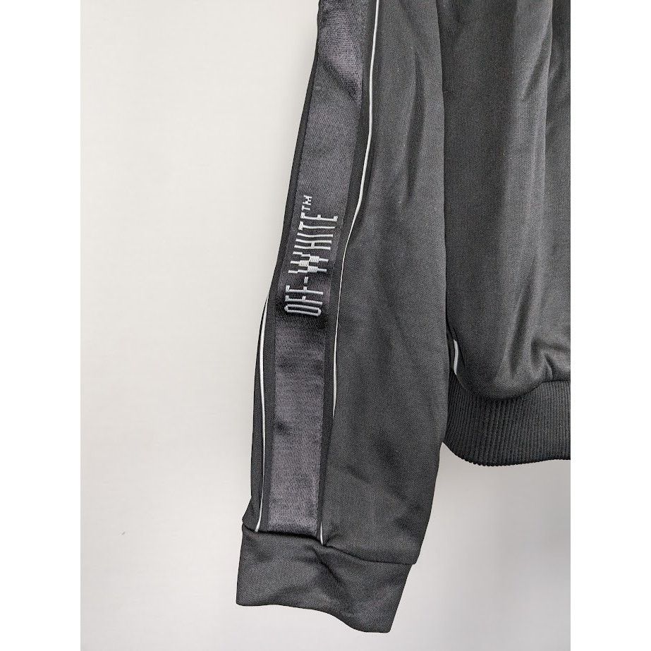Off-White o1rshd1 Knit Tape Track Jacket in Black Size US XL / EU 56 / 4 - 7 Thumbnail