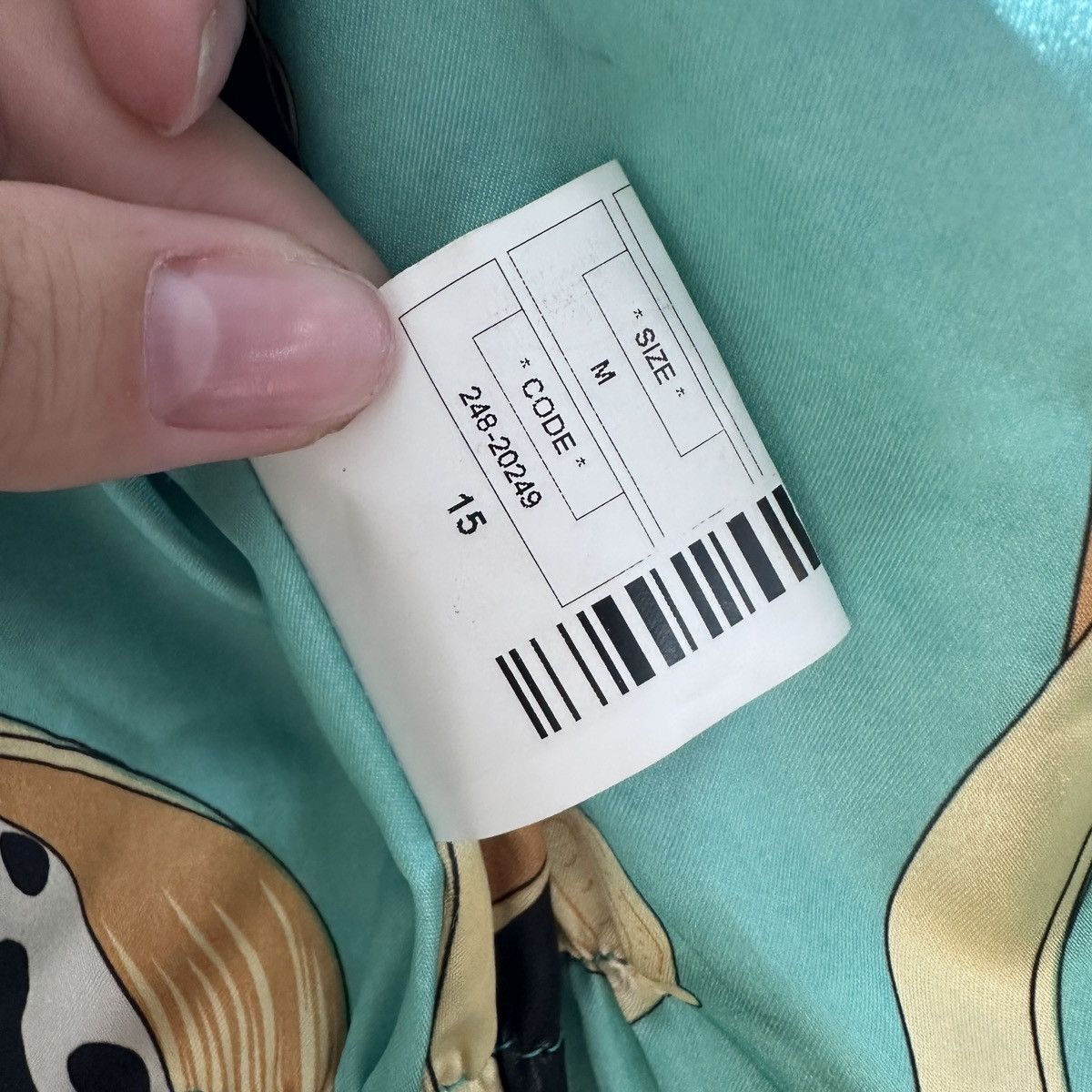 Other Vintage Giorgio Roti Green Leather Printed Silk Lining Size M / US 6-8 / IT 42-44 - 13 Thumbnail