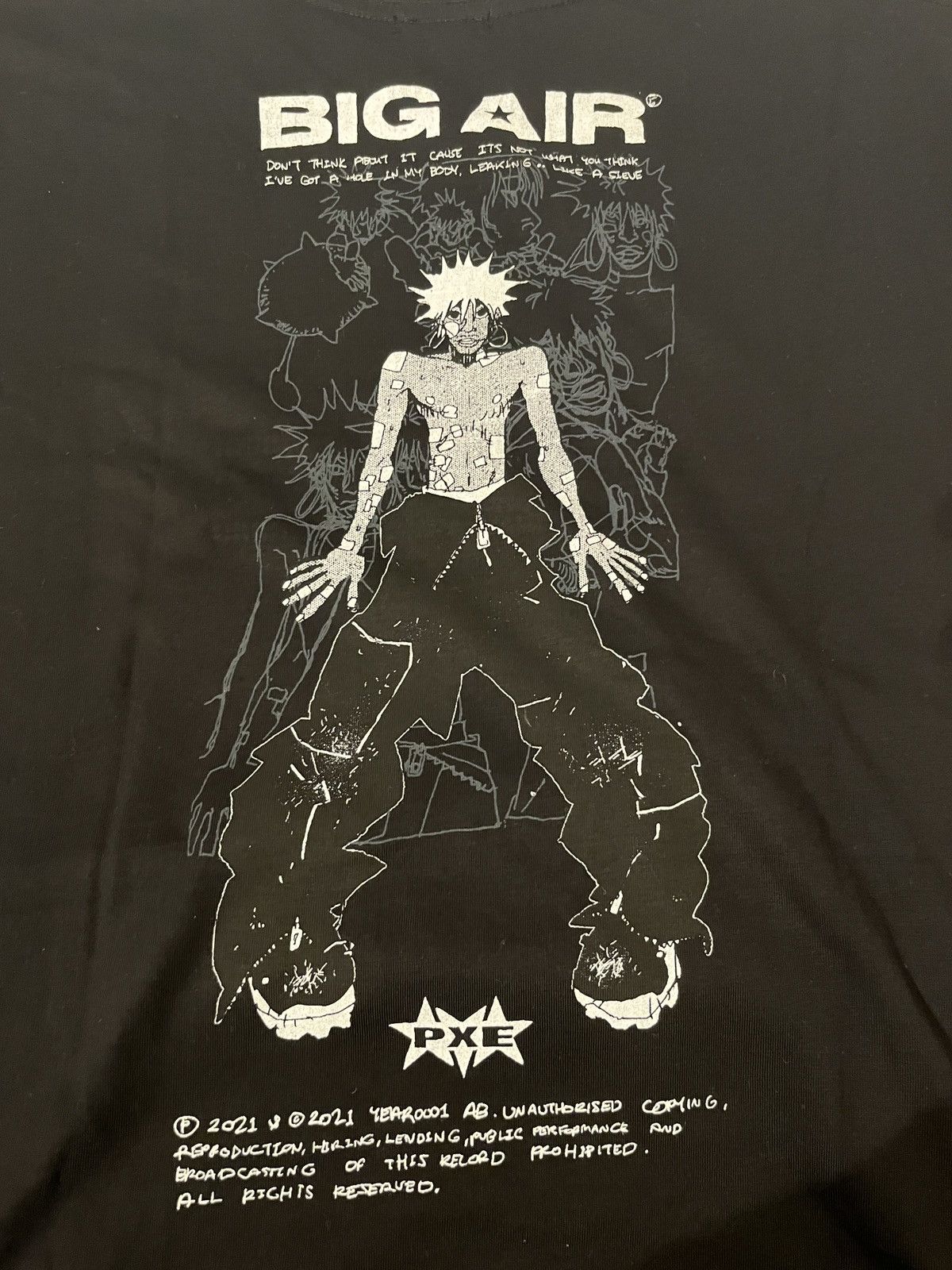 Drain Gang PXE Big Air Tee Size US XL / EU 56 / 4 - 5 Thumbnail