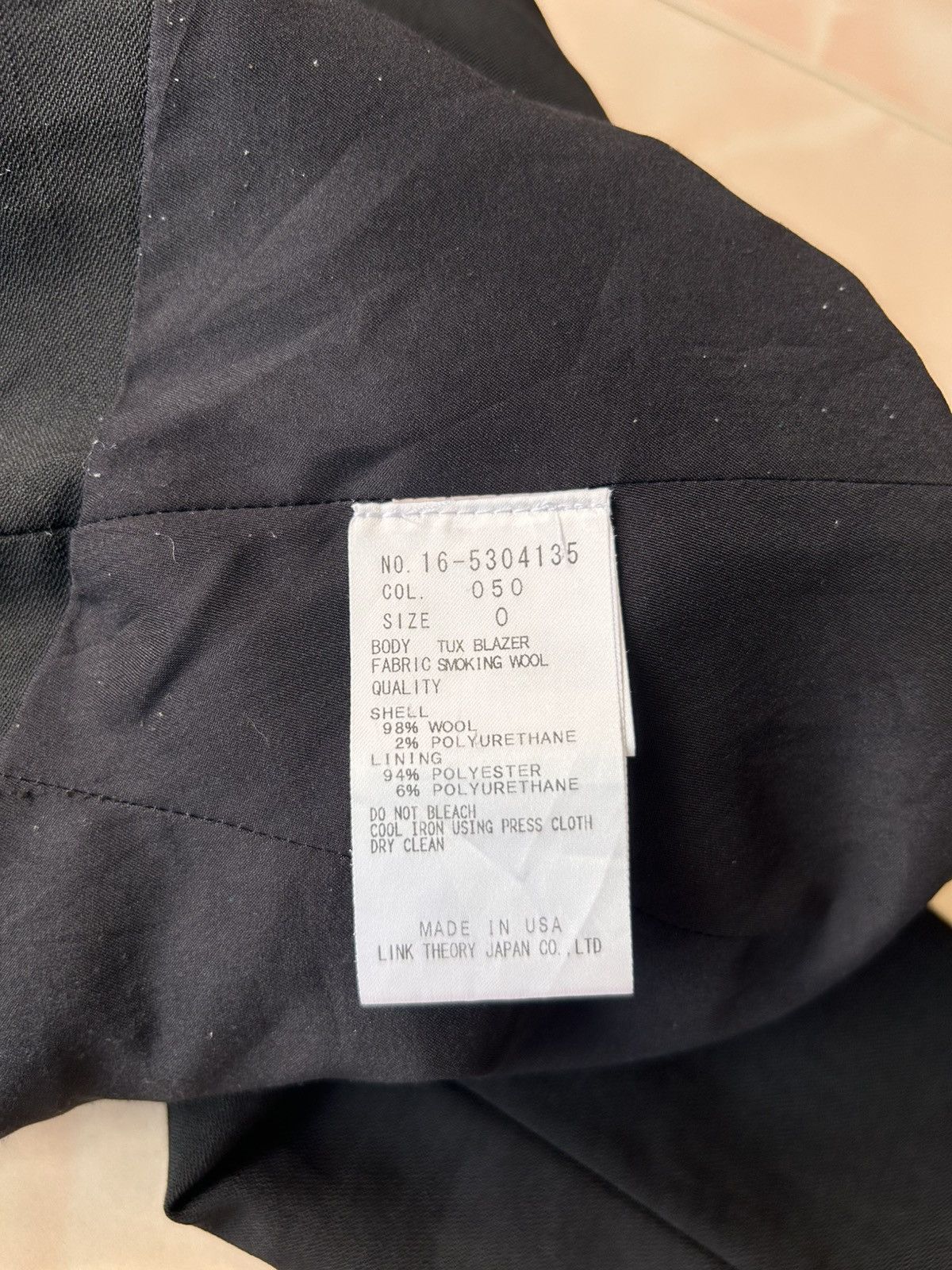 Helmut Lang Helmut Lang Smoking Wool Tux Blazer Size XS / US 0-2 / IT 36-38 - 12 Thumbnail