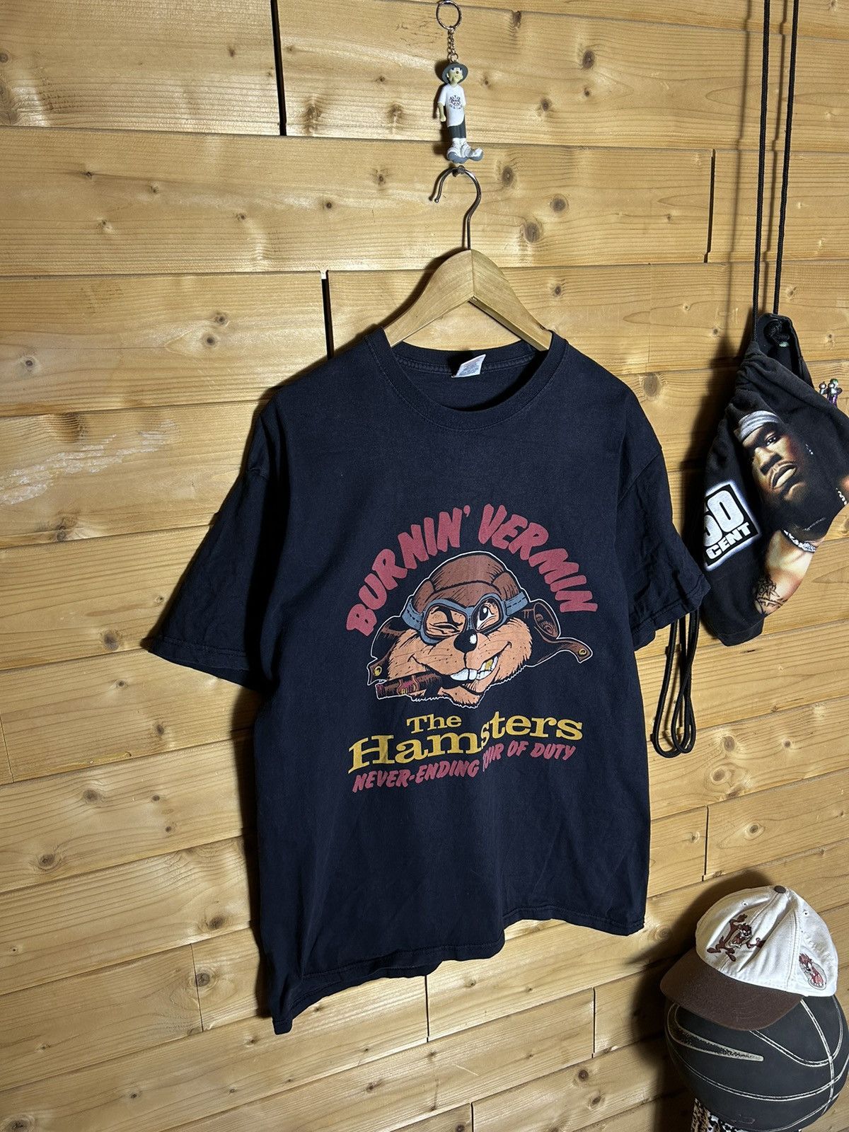 Band Tees Vintage Hamsters band faded t shirt Size US XL / EU 56 / 4 - 1 Thumbnail