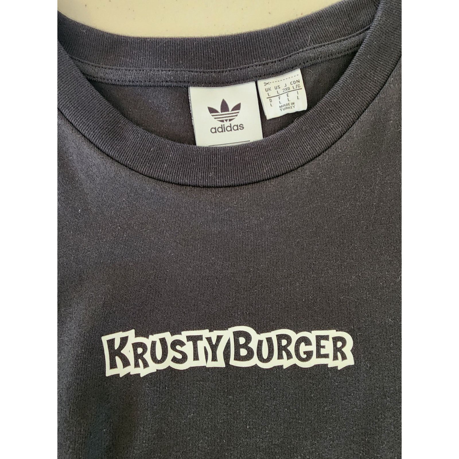 Adidas Adidas x The Simpsons Krusty Burger Long Sleeve Tee L Black Size US L / EU 52-54 / 3 - 3 Thumbnail