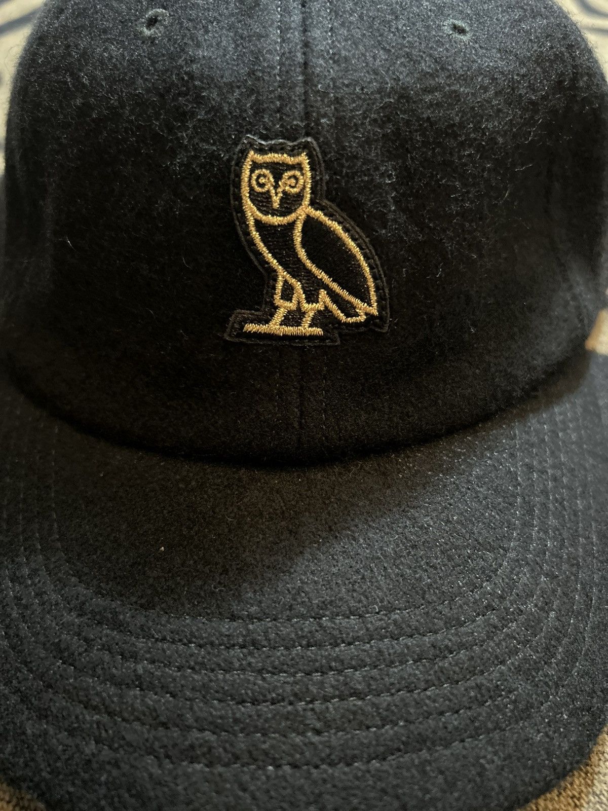 October's Very Own Owl Patch Wool Hat Size ONE SIZE - 3 Thumbnail