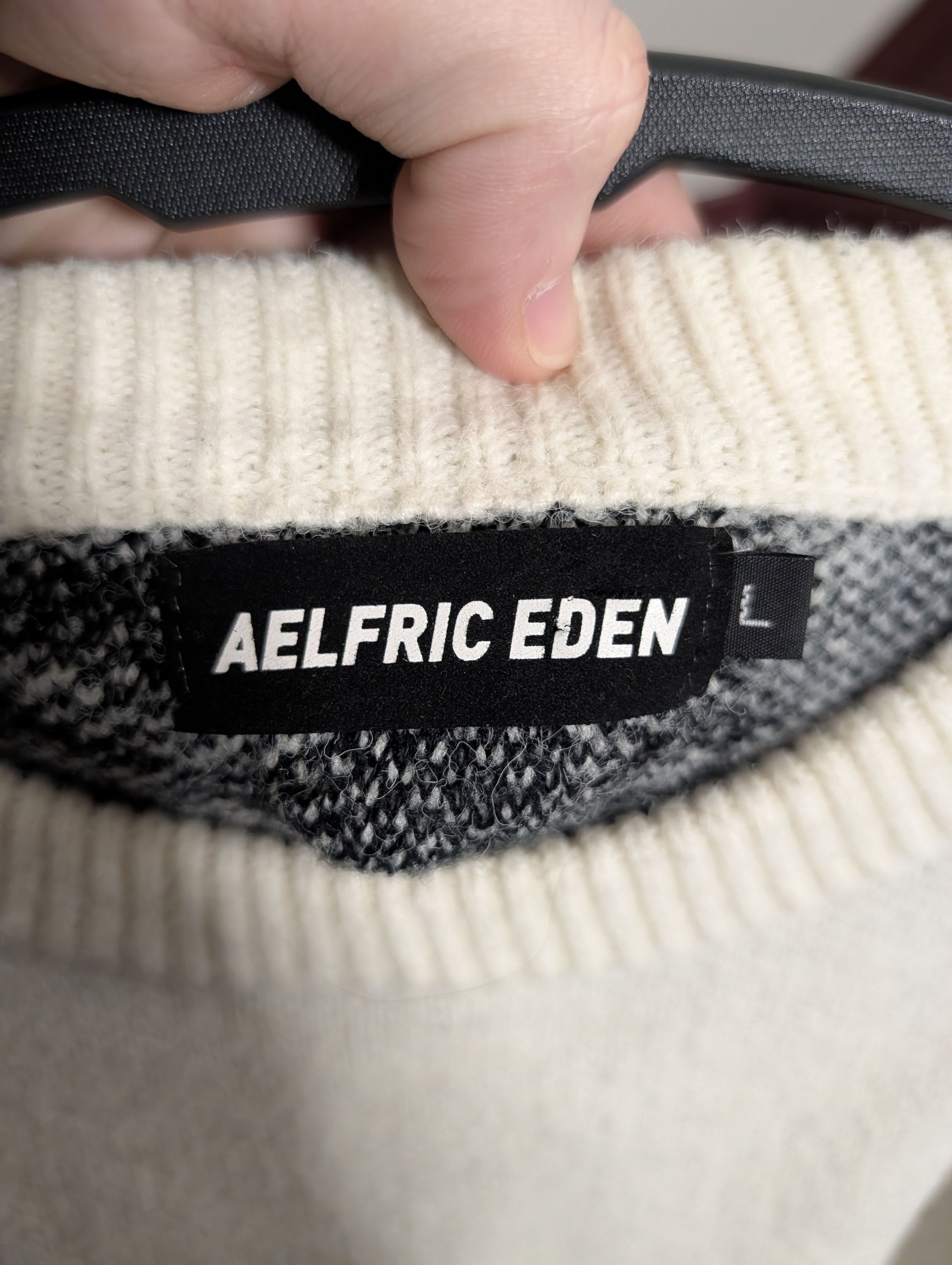 Other AELFRIC EDEN Cream Skeleton Bones Knot Sweater L Size US L / EU 52-54 / 3 - 8 Thumbnail
