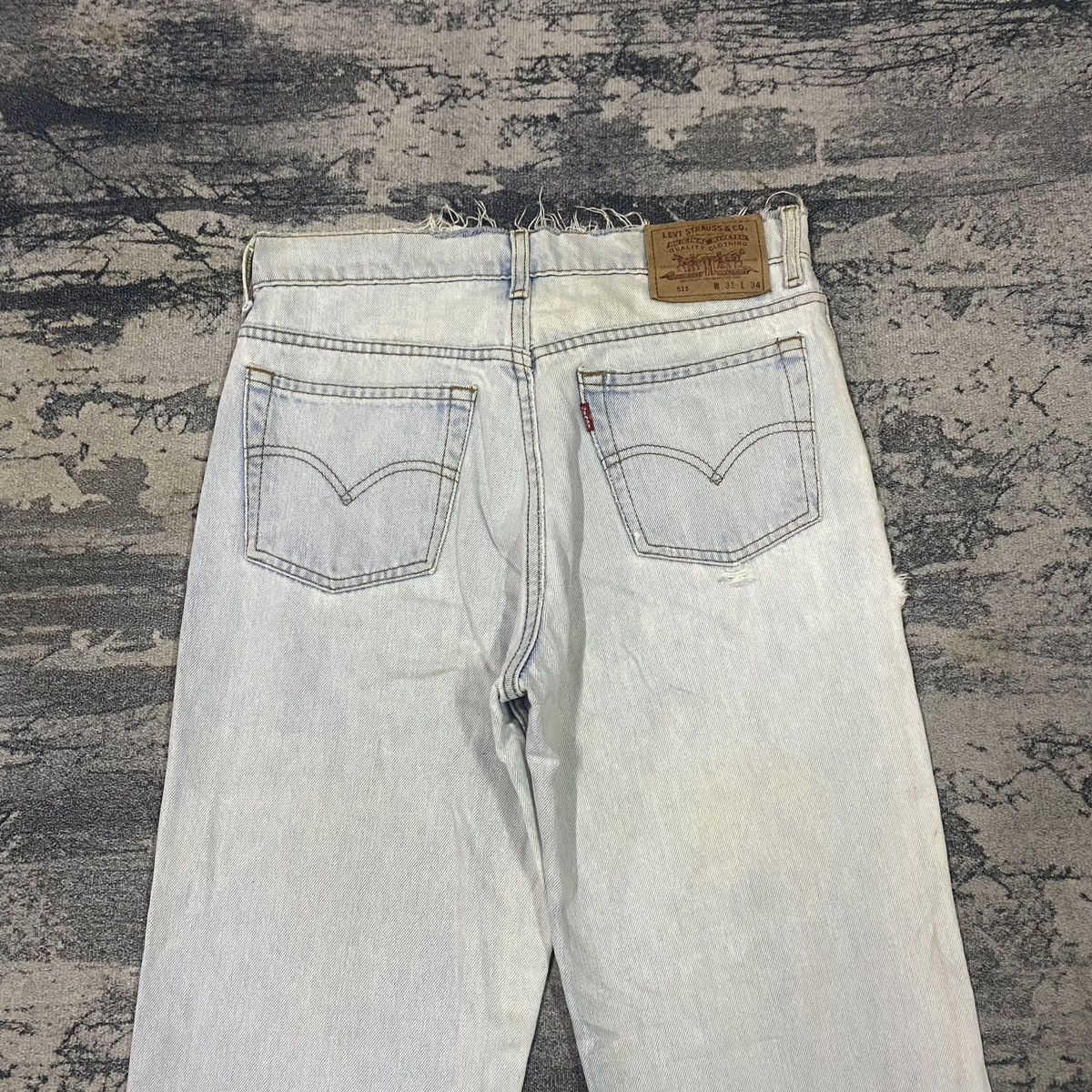 Levi's Vintage 90s Levis 515 Stright Loose Light Washed Jeans Size US 29 - 6 Thumbnail