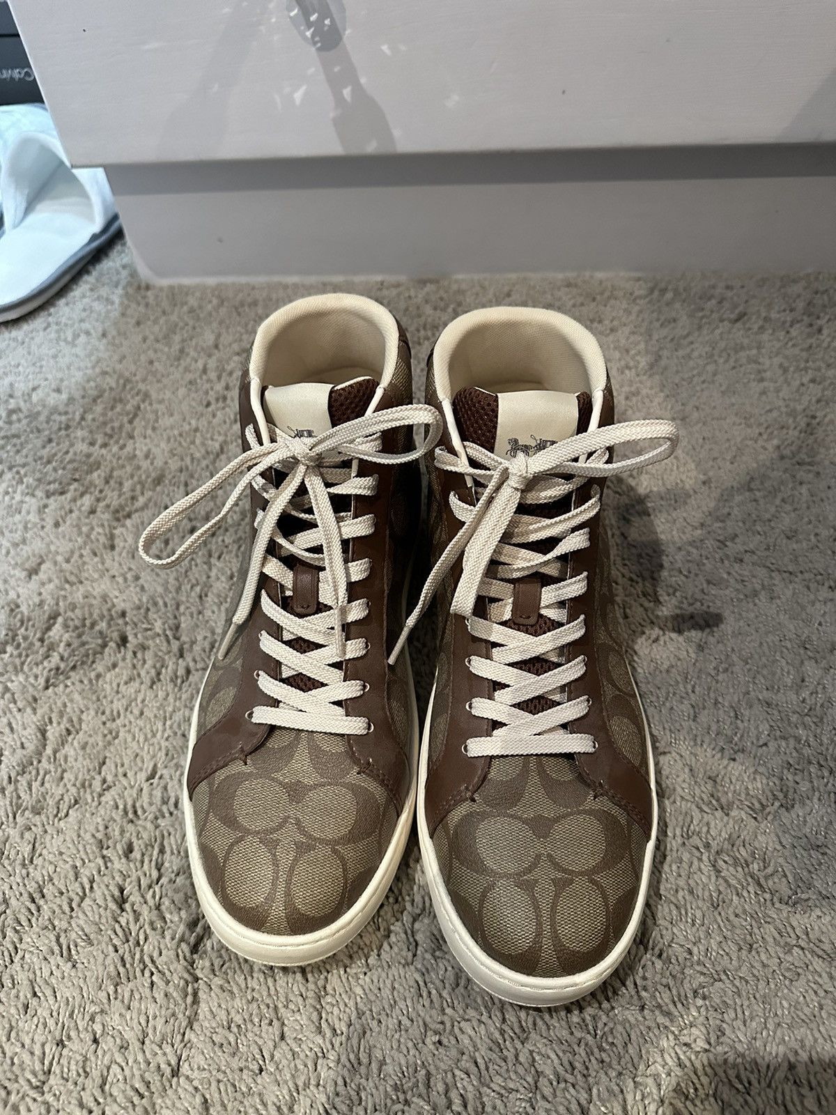 Coach Coach high top sneakers Size US 10.5 / EU 43-44 - 2 Thumbnail