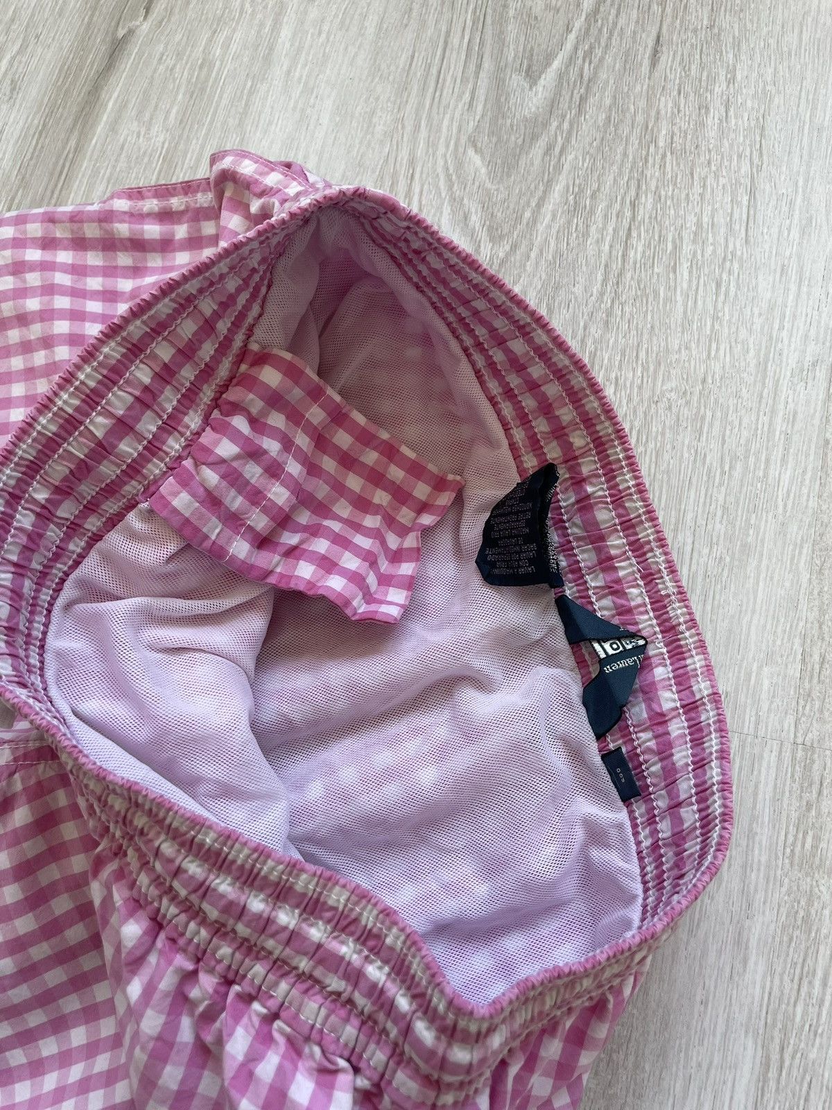 Polo Ralph Lauren × Ralph Lauren × Vintage Vintage Polo Ralph Lauren Swimwear Short Pink White Size US 30 / EU 46 - 5 Thumbnail
