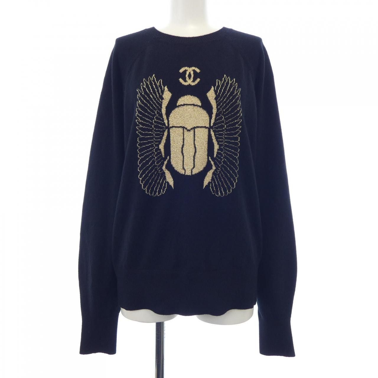 Chanel Chanel Chanel Cashmere Knit Others Tops P61660K47202 DUTY FREE for USA Size ONE SIZE - 1 Thumbnail