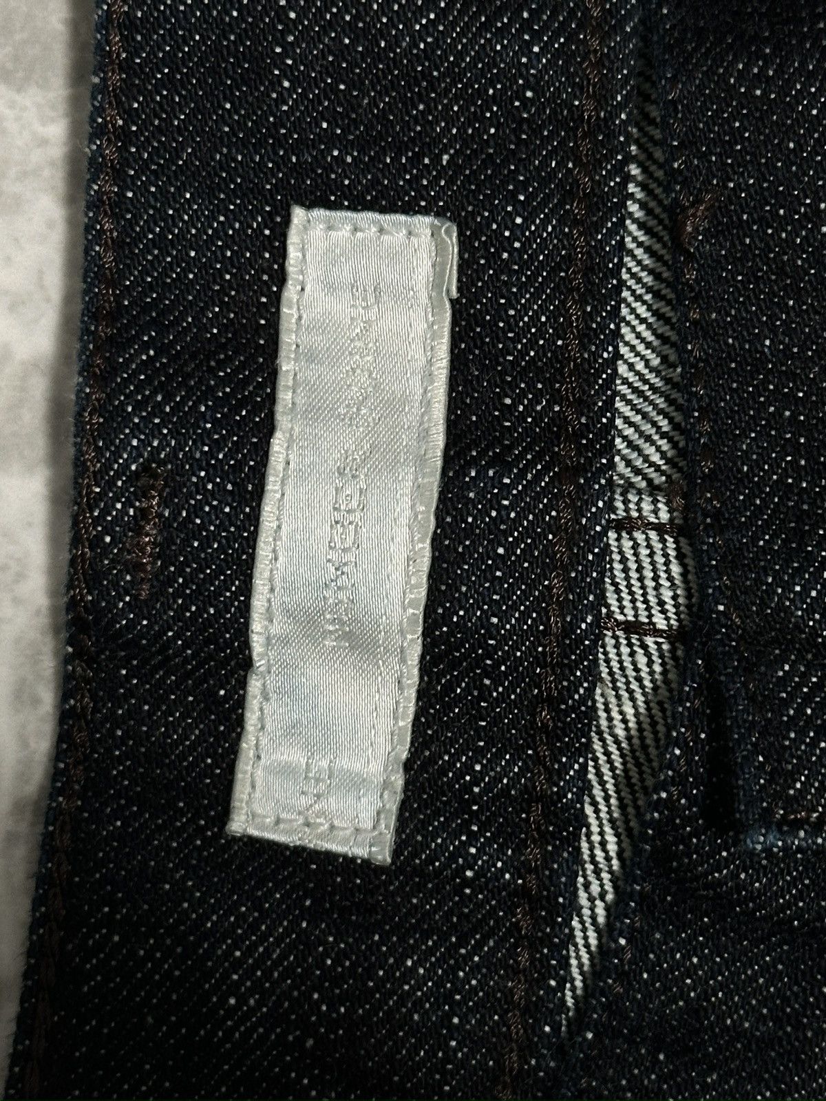 Number (N)ine Deadstock NUMBER(N)INE2002AW NOWHEREMAN George-era raw denim Size US 44 / EU 60 - 7 Thumbnail