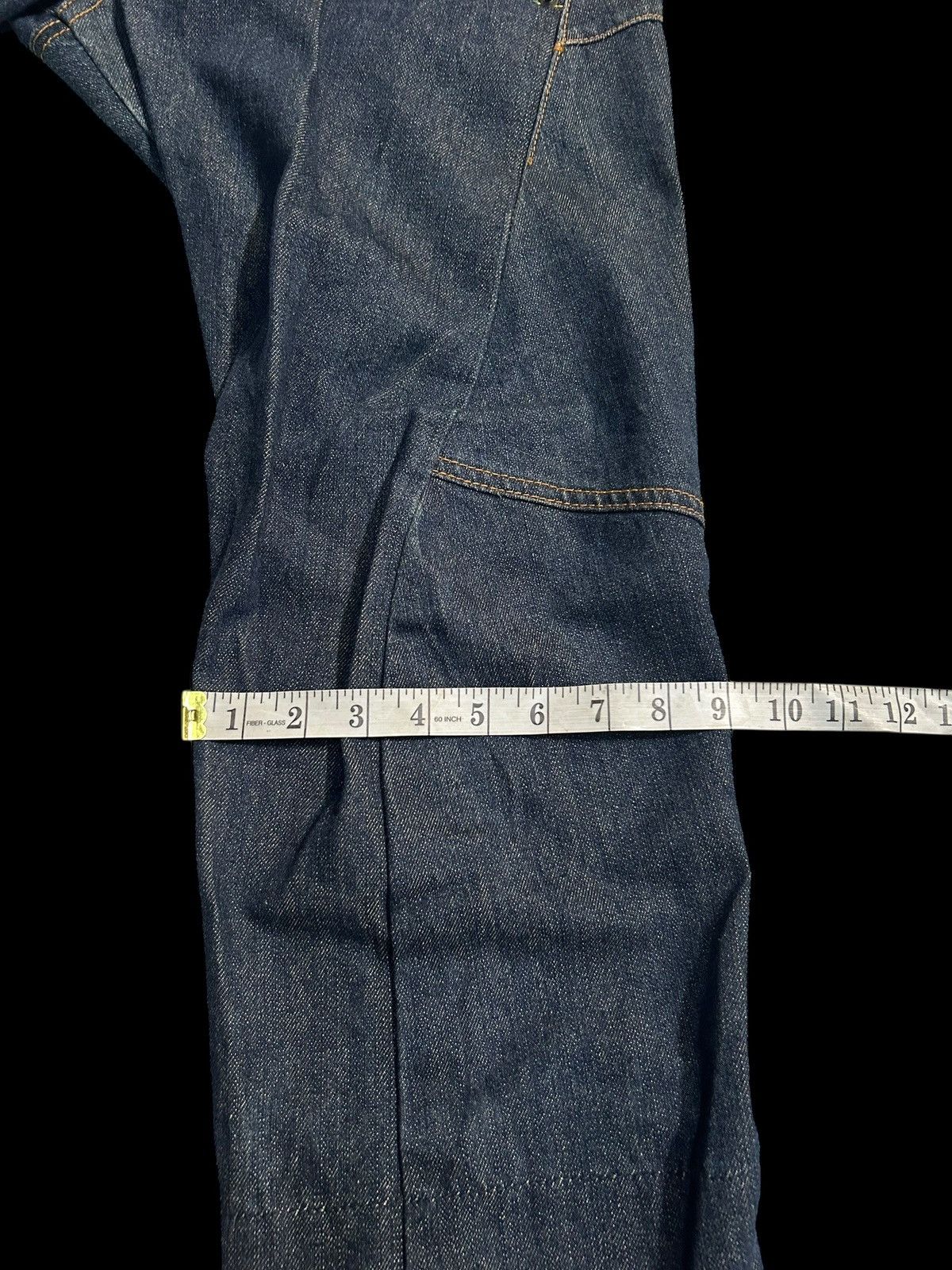 Japanese Brand × Kapital × Vintage DOUBLE WAIST JAPANESE PUNK GRUNGE STYLE DENIM JEANS Size US 32 / EU 48 - 16 Thumbnail