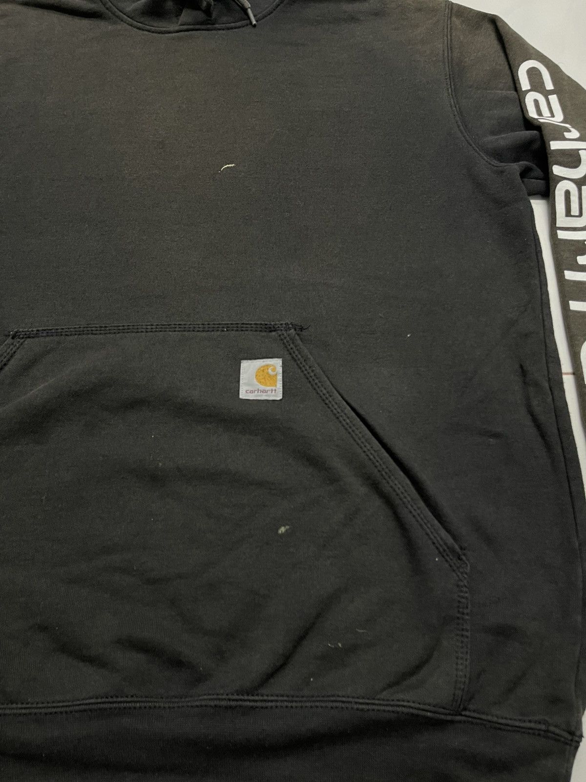 Carhartt S/S 2022 CARHARTT HOODIE SPELL OUT SLEEVE SUN FADED Size US M / EU 48-50 / 2 - 6 Thumbnail