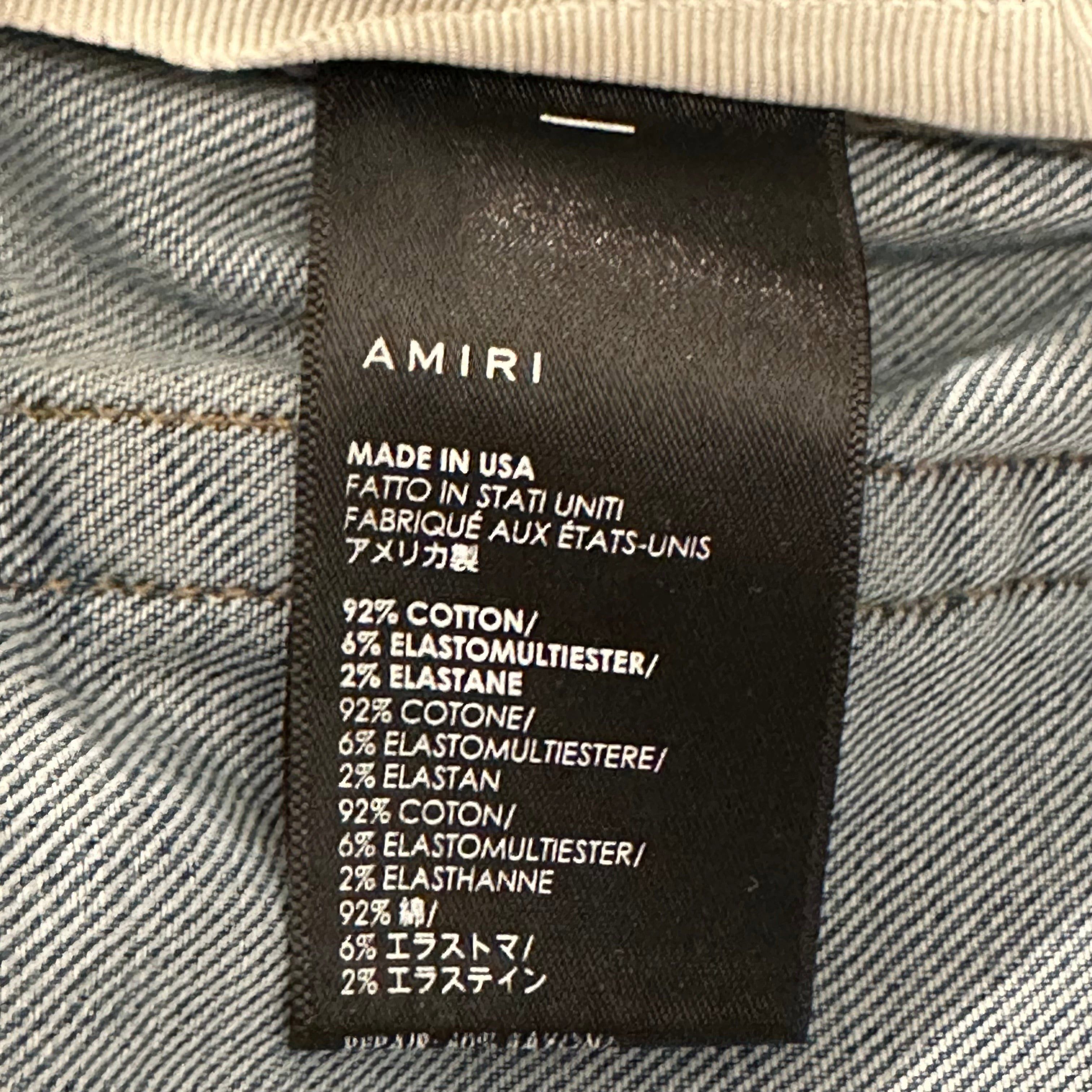 Amiri Amiri MX2 Brown Paisley Blue Denim Jeans Sz 36 Size US 36 / EU 52 - 6 Thumbnail
