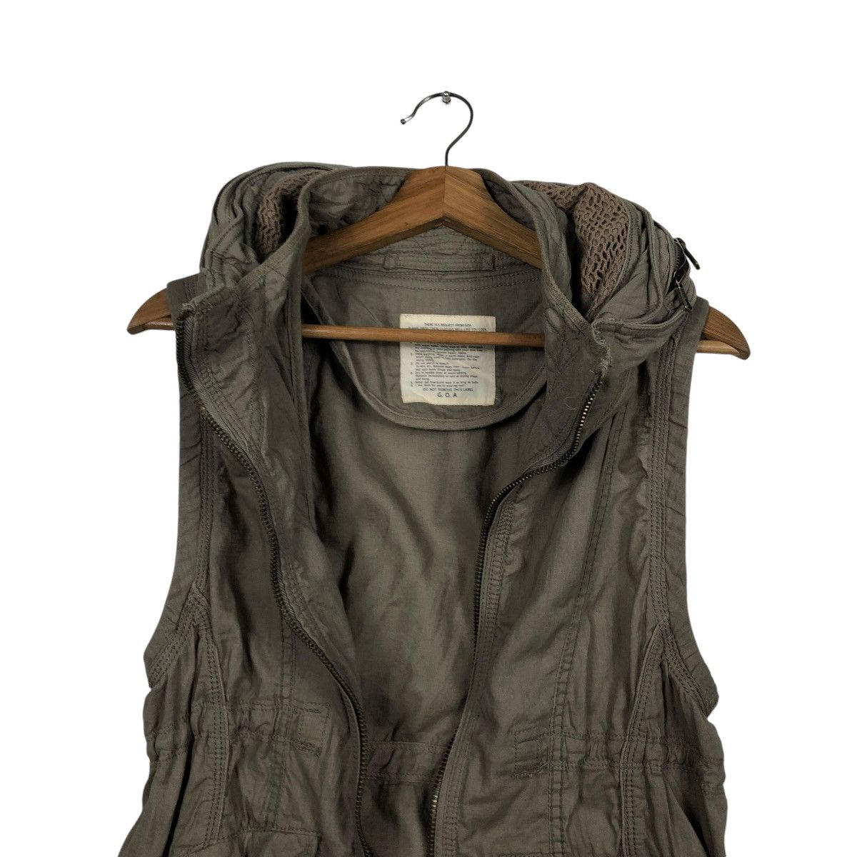 Japanese Brand 🔥VINTAGE BIKER VEST JACKET BONDAGE PARACHUTE DESIGN GOA Size US S / EU 44-46 / 1 - 12 Thumbnail