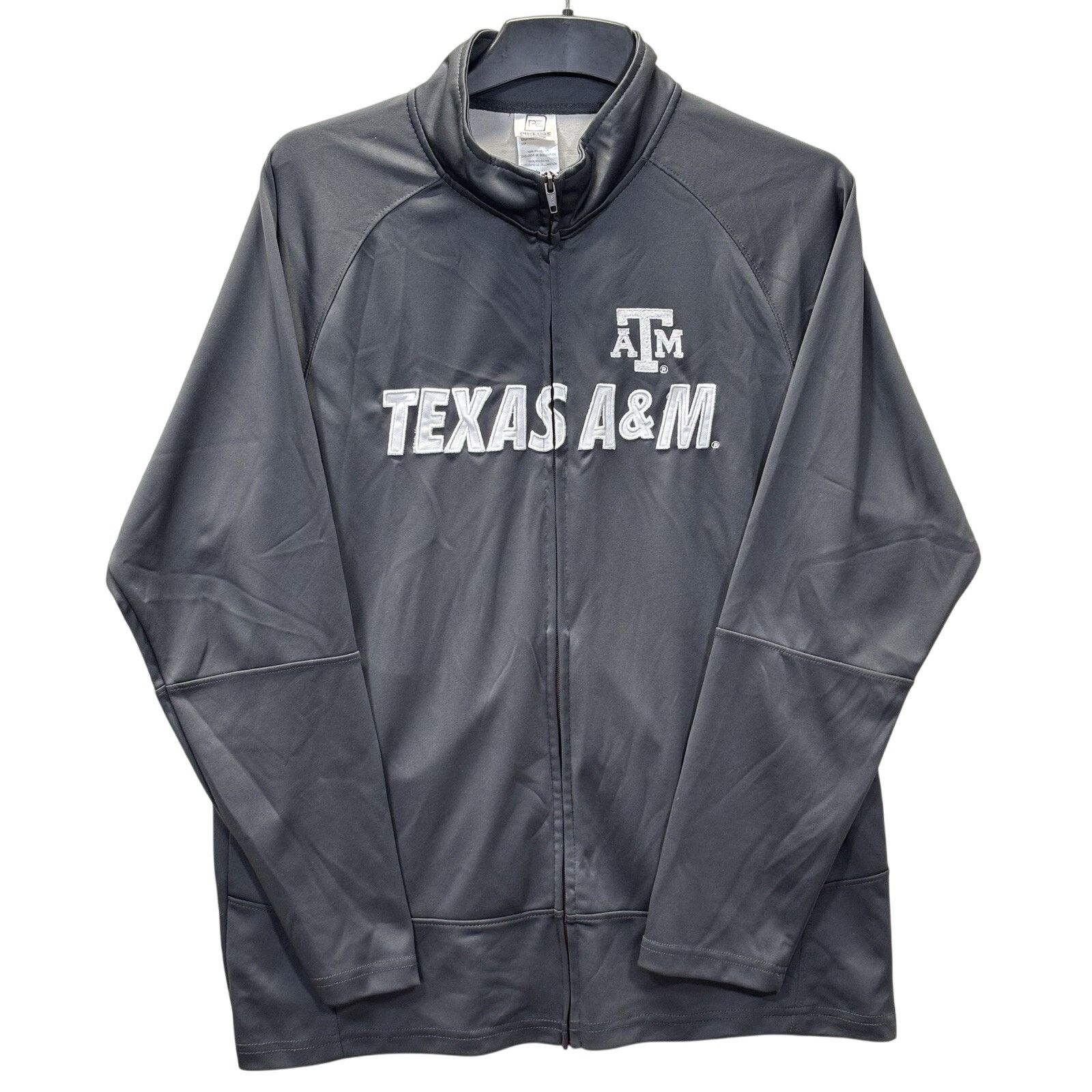 The Unbranded Brand Texas A&M Aggies Full Zip Jacket Men’s LG Gray Polyester Size US L / EU 52-54 / 3 - 2 Thumbnail