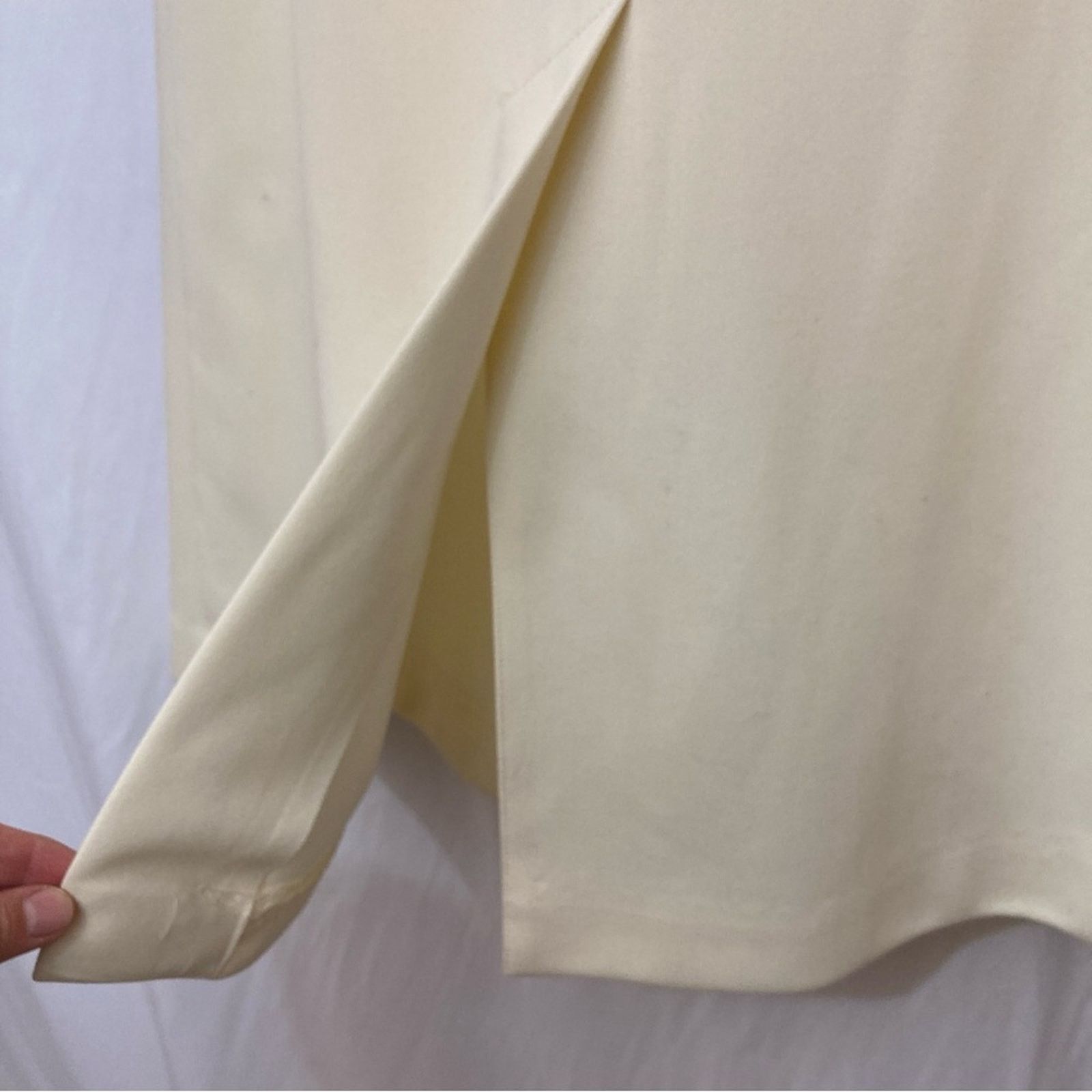 Other NWT Vintage Country Suburbans Ivory A-Line Back Slit Skirt Size 36" / US 14 / IT 50 - 9 Thumbnail