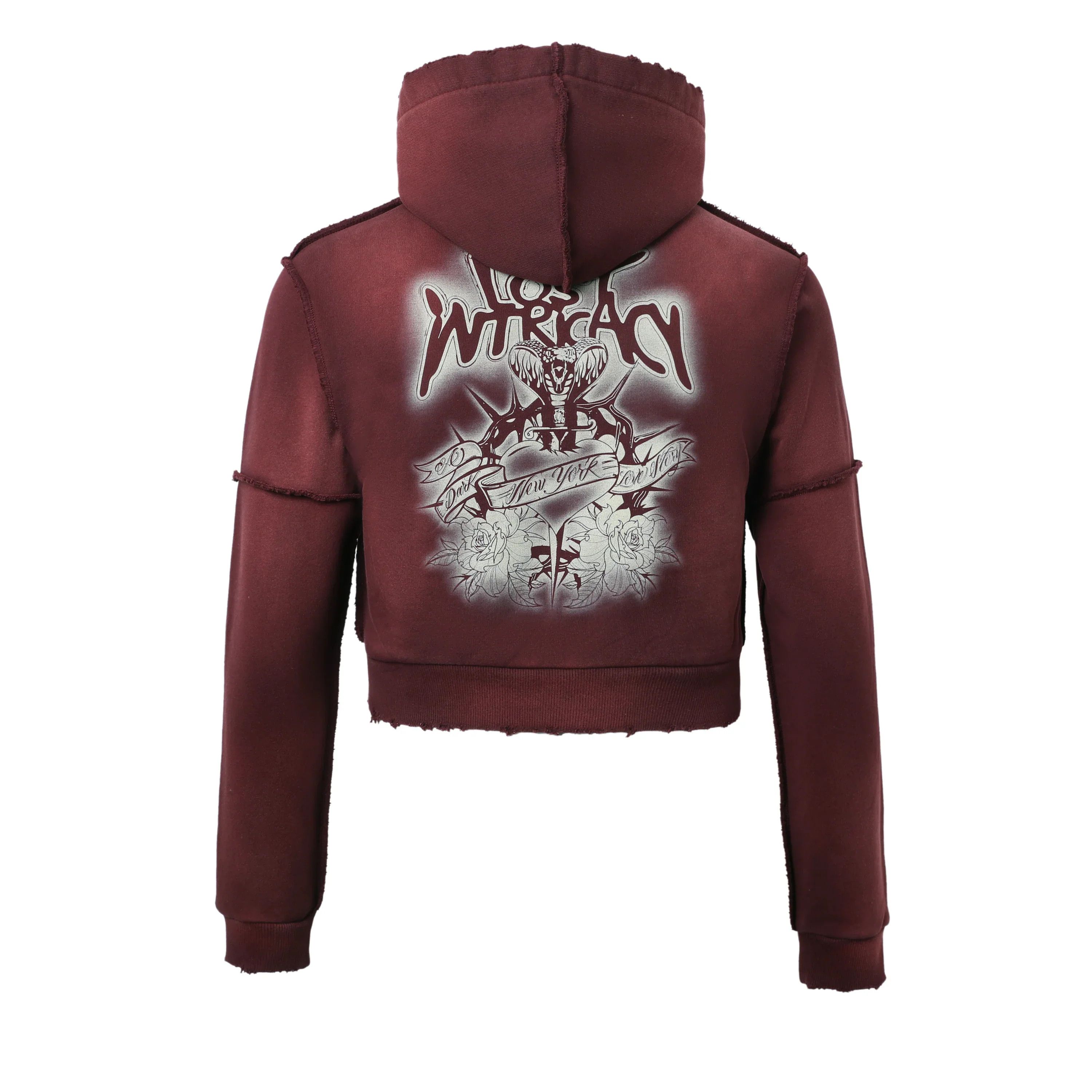 Other Lost Intricacy Hoodie Burgundy (Women's) Size M / US 6-8 / IT 42-44 - 2 Thumbnail