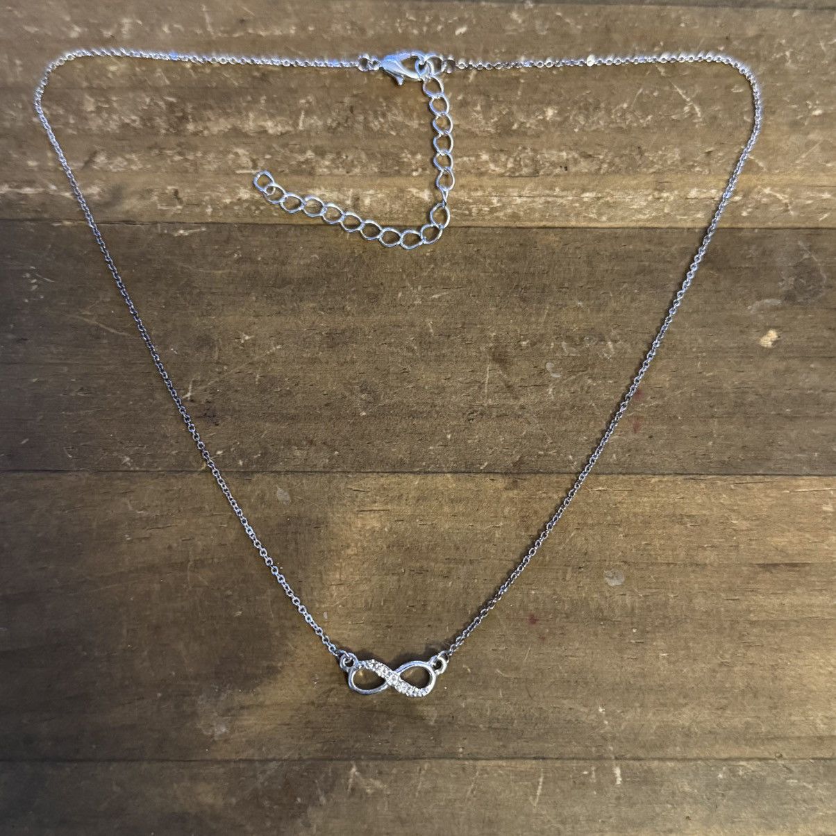 Other Dainty silver tone infinity necklace Size ONE SIZE - 2 Thumbnail