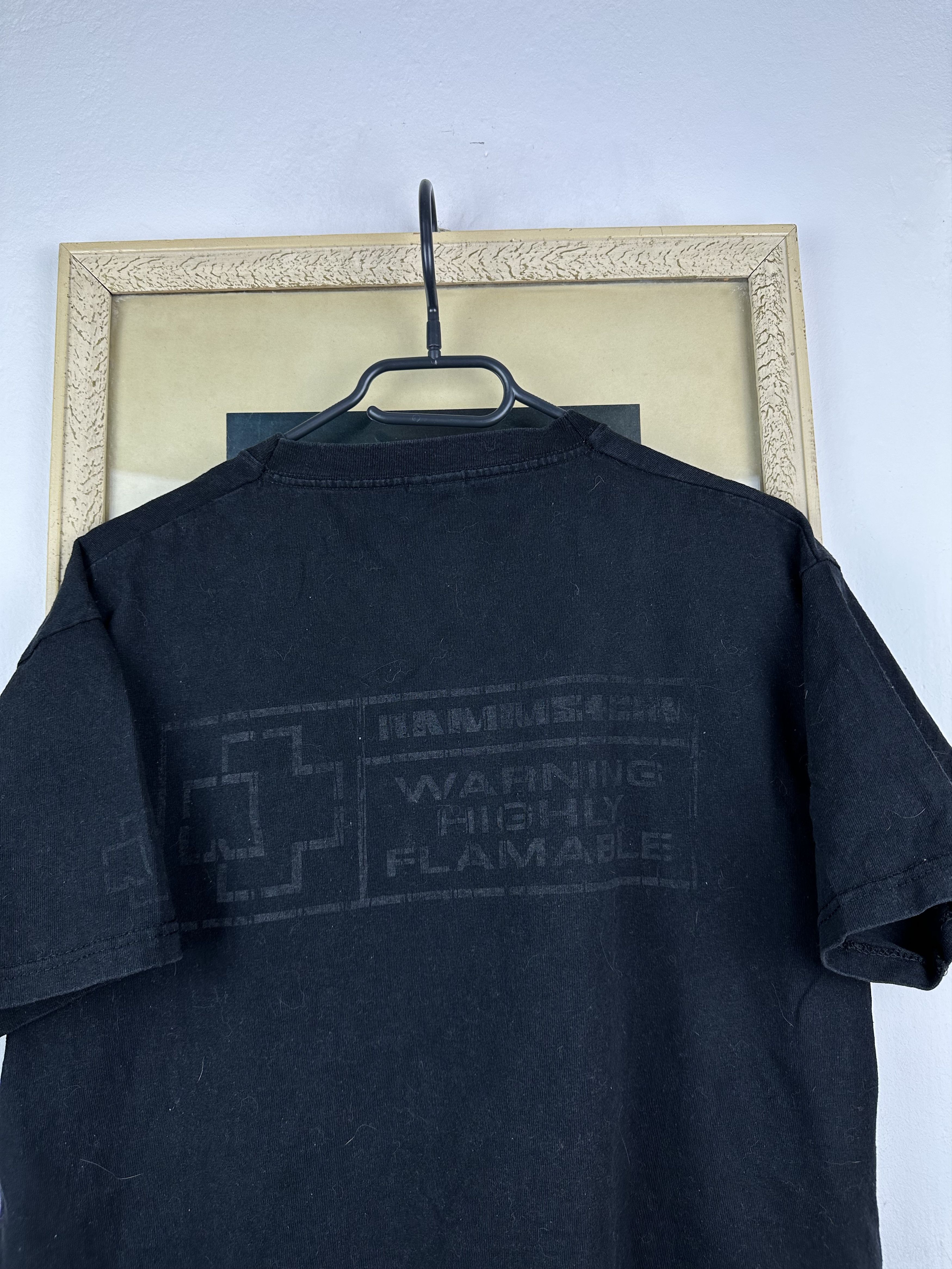Band Tees × Vintage Vintage Rammstein Band Rare Shirt Tee Hype Jersey Size US L / EU 52-54 / 3 - 11 Thumbnail