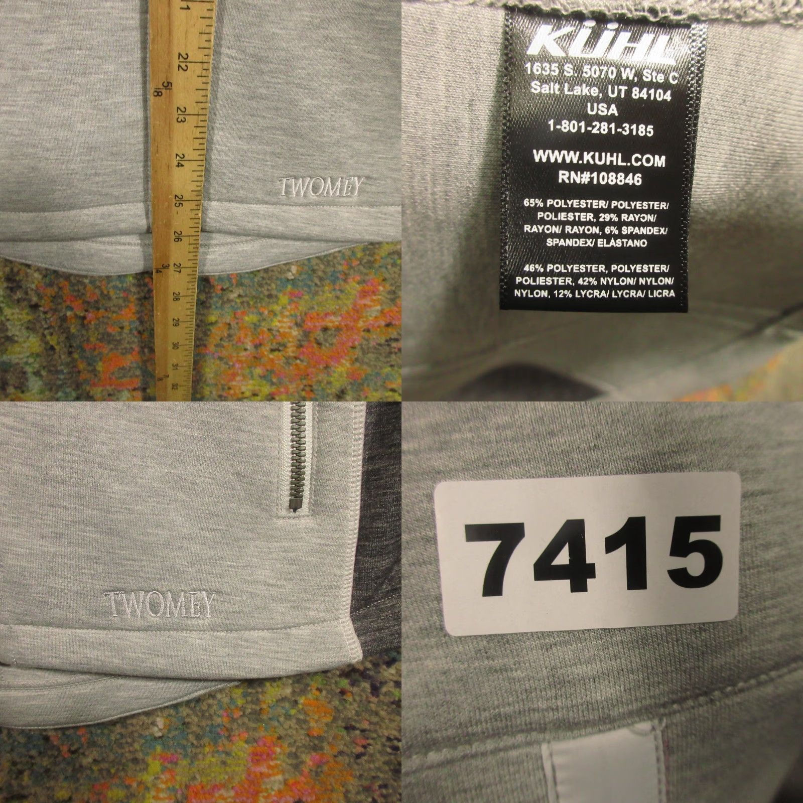 Vintage Kuhl Projekt Kestrel Vest Womens XS Gray Full Zip Hiking Performance Stretch Size XS / US 0-2 / IT 36-38 - 8 Thumbnail