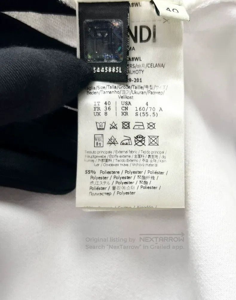 Fendi Fendi Leisure sports long pants with a double F logo on th Size US 40 / EU 56 - 4 Thumbnail