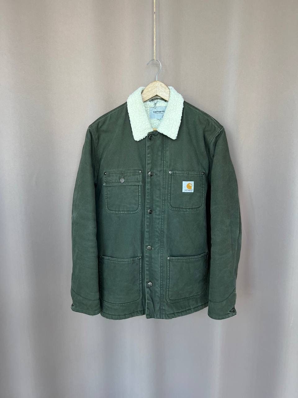 Carhartt Carhartt Men's Denim Fairmount Coat Sherpa Lined Size M Size US M / EU 48-50 / 2 - 1 Thumbnail
