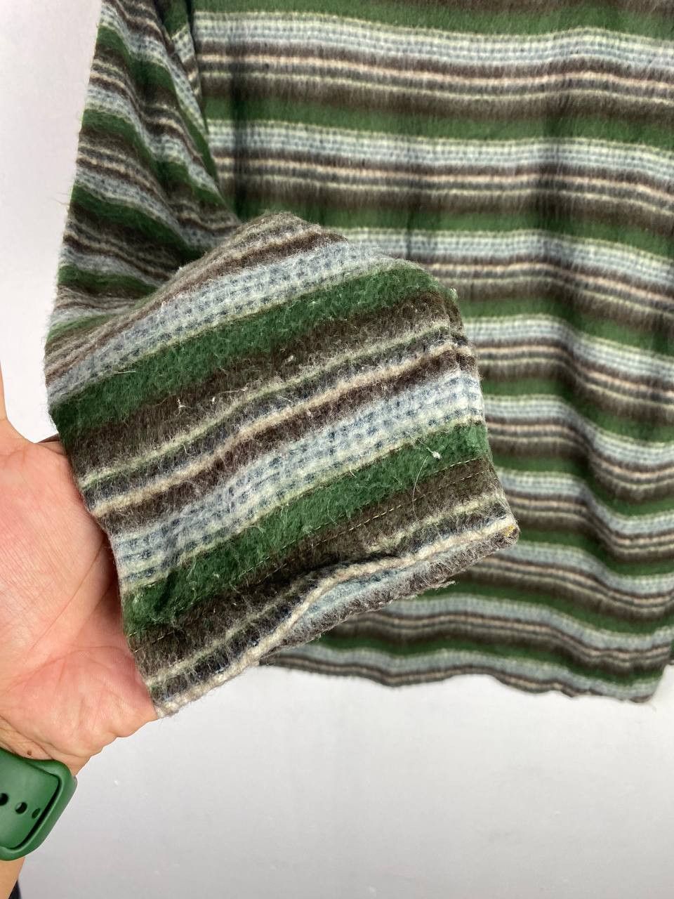 Japanese Brand Japanese brand striped wool sweatshirt nice design Size US M / EU 48-50 / 2 - 6 Thumbnail