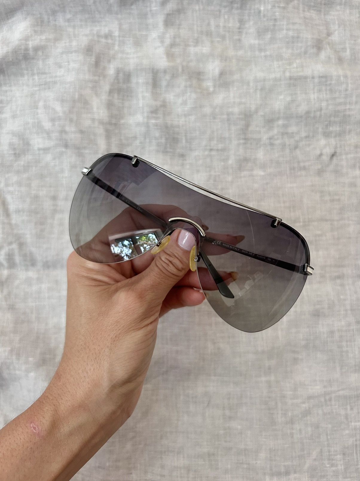 Dior Vintage Dior Shield Sunglasses Size ONE SIZE - 4 Thumbnail