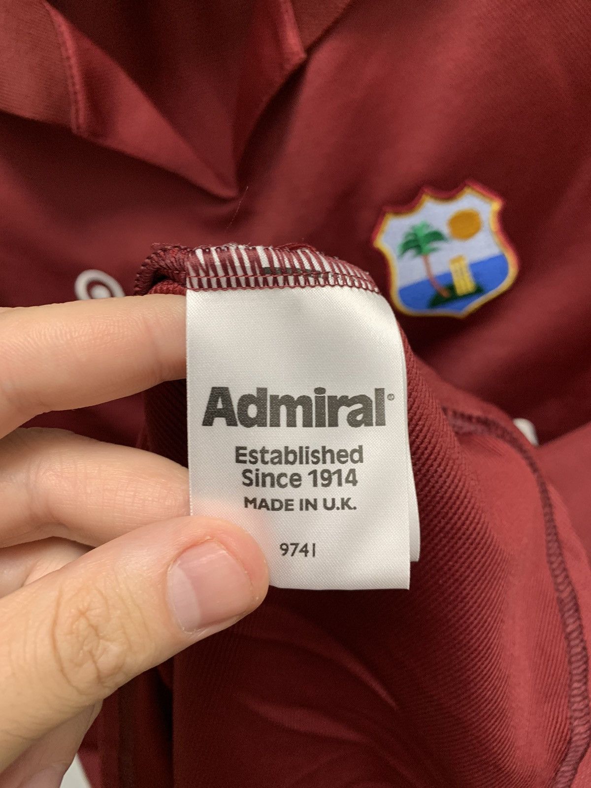 Vintage West Indies India Digicel 2004-05 vintage jersey Admiral L Size US L / EU 52-54 / 3 - 4 Thumbnail