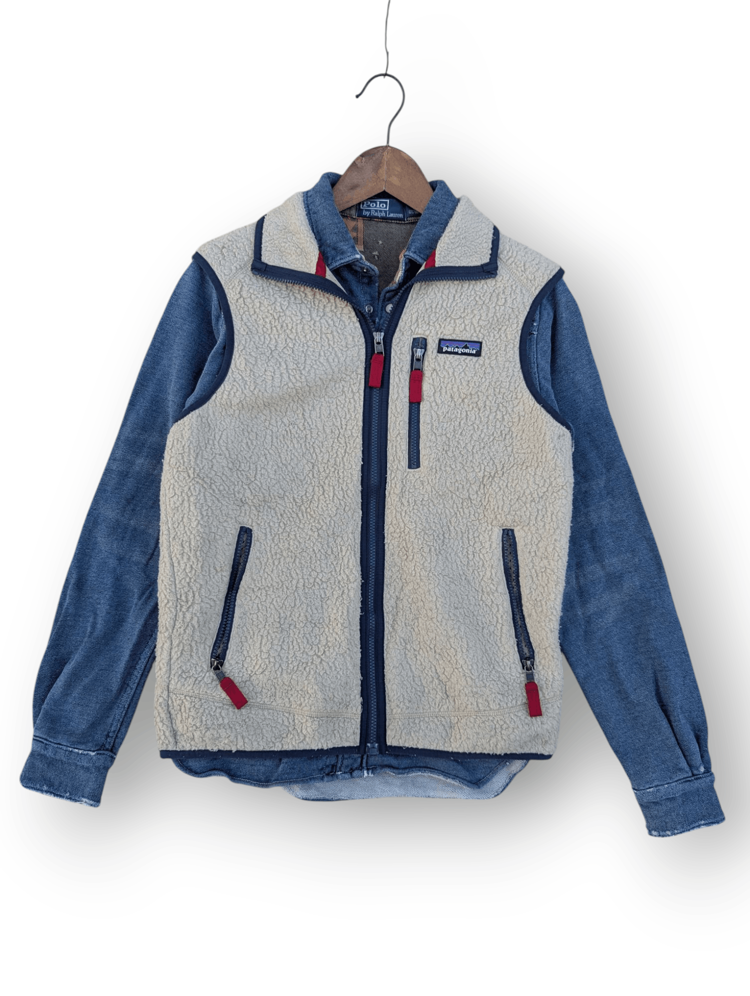 Vintage Patagonia Fleece Sherpa Sleeve Less Jacket