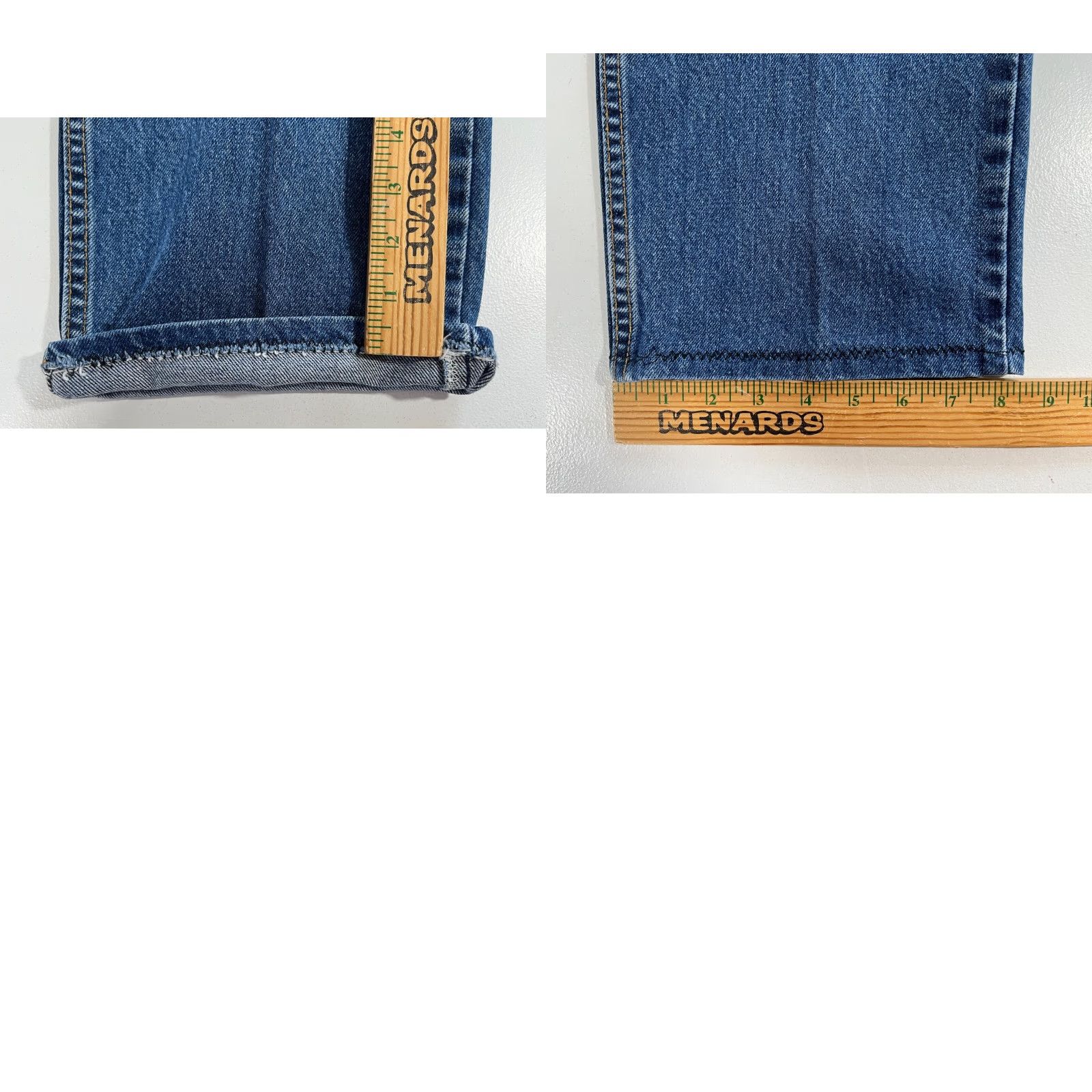 Levi's Levi's 505 Jeans Men Vintage 90s Regular Denim Blue 36x29 USA Made Waist 36 Inseam 29 Belt Loops Straight Size US 36 / EU 52 - 9 Thumbnail