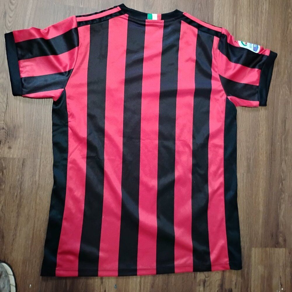 Adidas Adidas AC Milan Fly Emirates Soccer Futbol Jersey 2017-18 Size US L / EU 52-54 / 3 - 8 Thumbnail