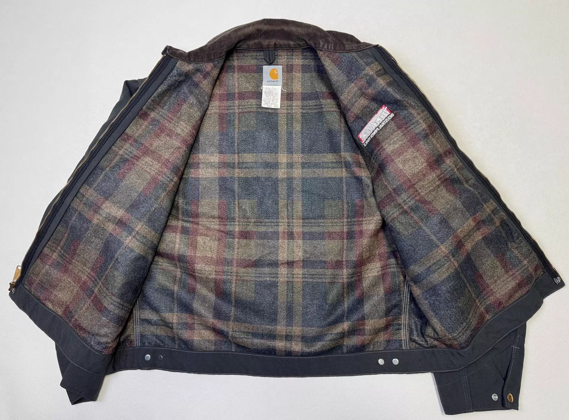 Carhartt Carhartt Detroit Jacket J128 Charcoal XL Vintage Size US XL / EU 56 / 4 - 4 Thumbnail