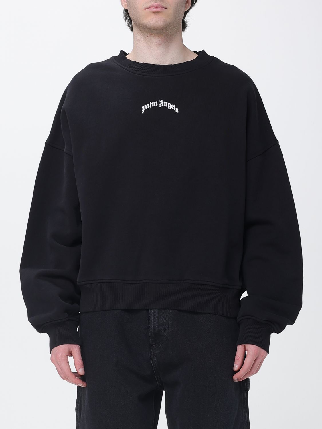 Palm Angels Palm Angels Sweatshirt Men Black Size US L / EU 52-54 / 3 - 1 Thumbnail