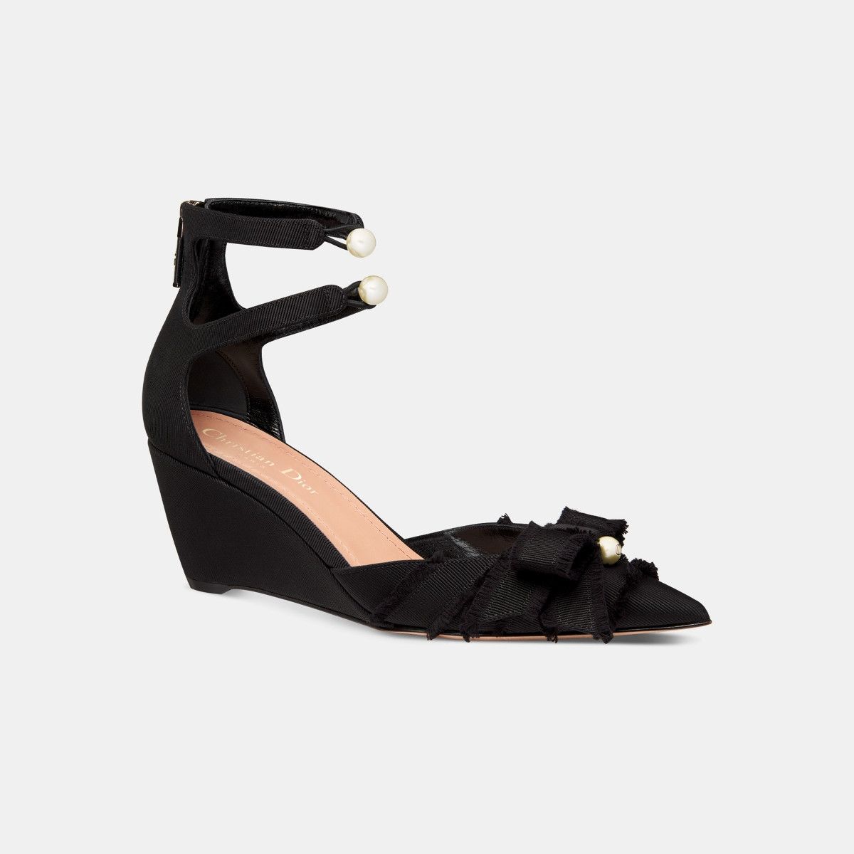 Dior o1bcso1str0226 Diorable Wedge Pump in Black Size US 8 / IT 38 - 2 Thumbnail