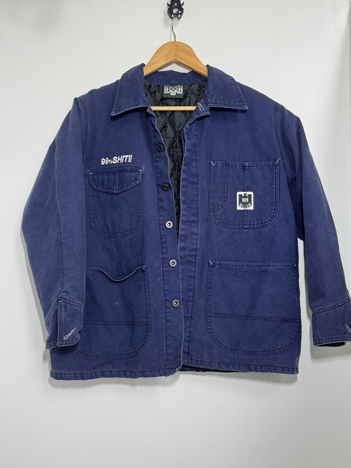 Vintage Bounty Hunter BxH Canvas Chore Coat Quilted Liner