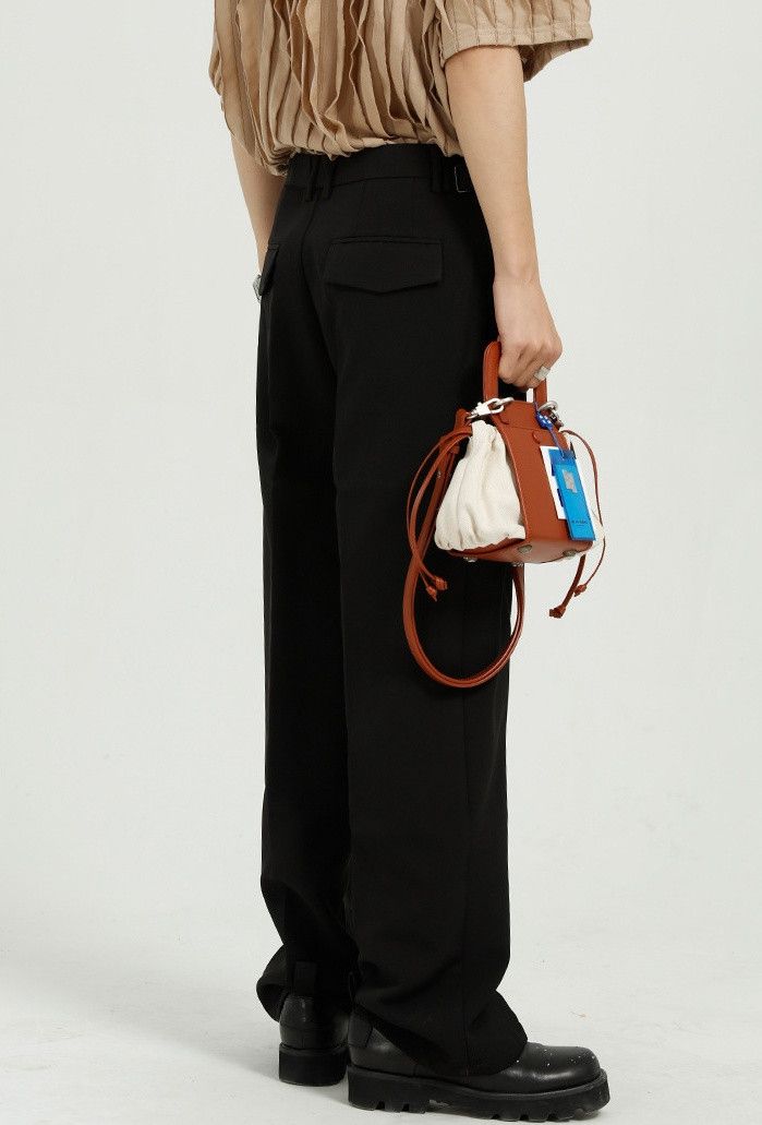 Designer × Japanese Brand Casual loose straight trend solid color trousers Size US 32 / EU 48 - 3 Thumbnail