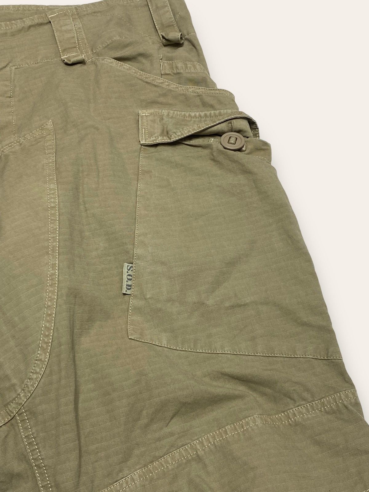 Vintage Vintage SOD MARINES Cargo Pants Sand Ripstop Fabric Size US 44 / EU 60 - 11 Thumbnail