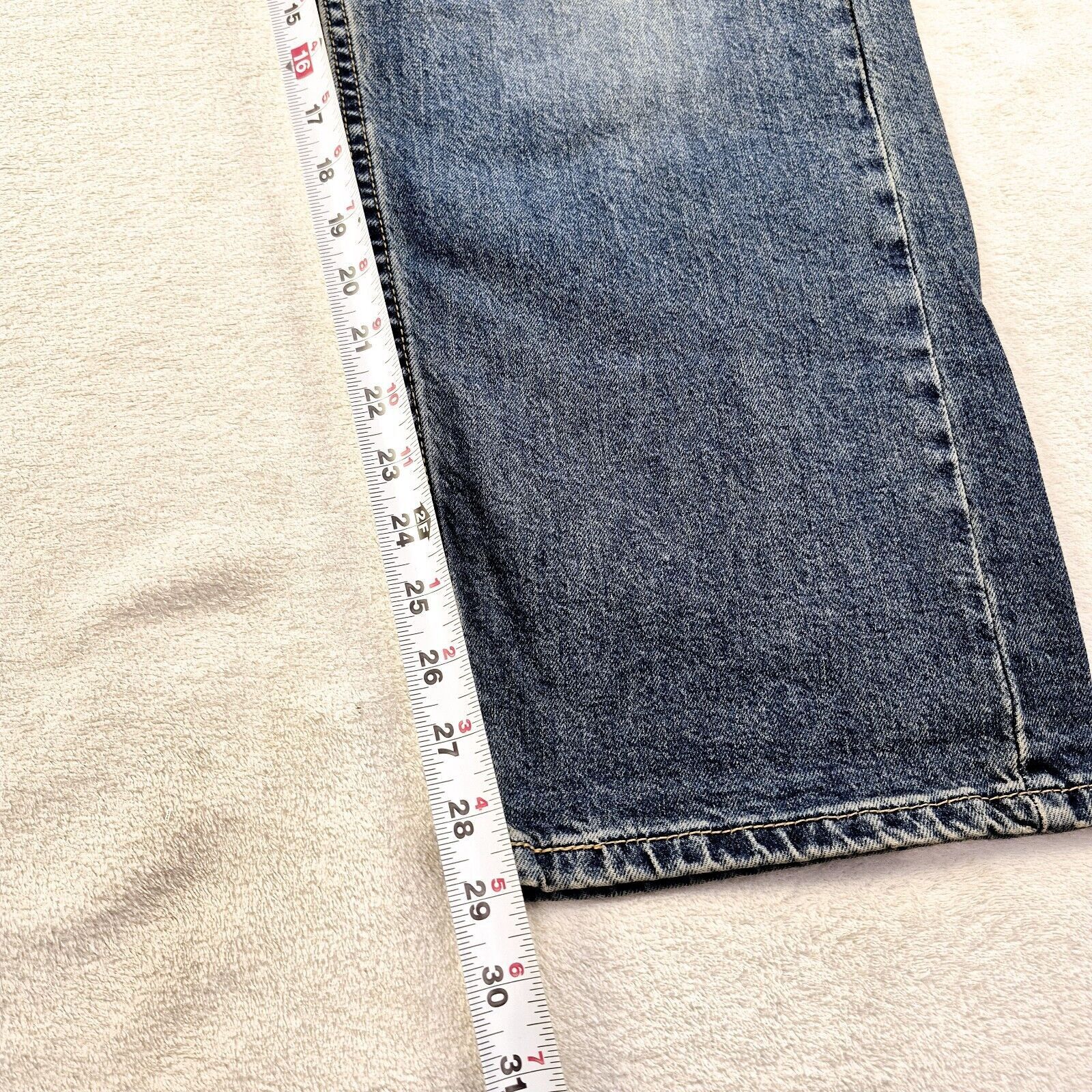 Levi's NEW Levis 505 Men's Dark Blue Stretch Fit Denim Jeans40x30 Size US 40 / EU 56 - 3 Thumbnail