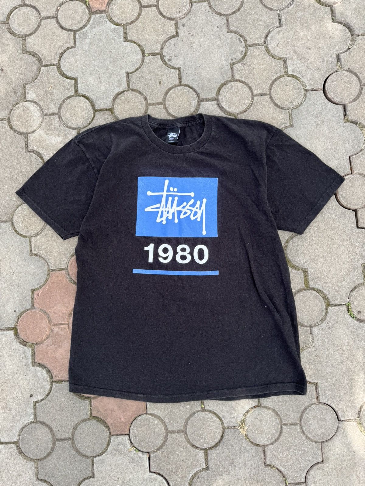 Stussy Vintage 90s Stussy Big Logo Tee Shirt Size US XXL / EU 58 / 5 - 1 Thumbnail