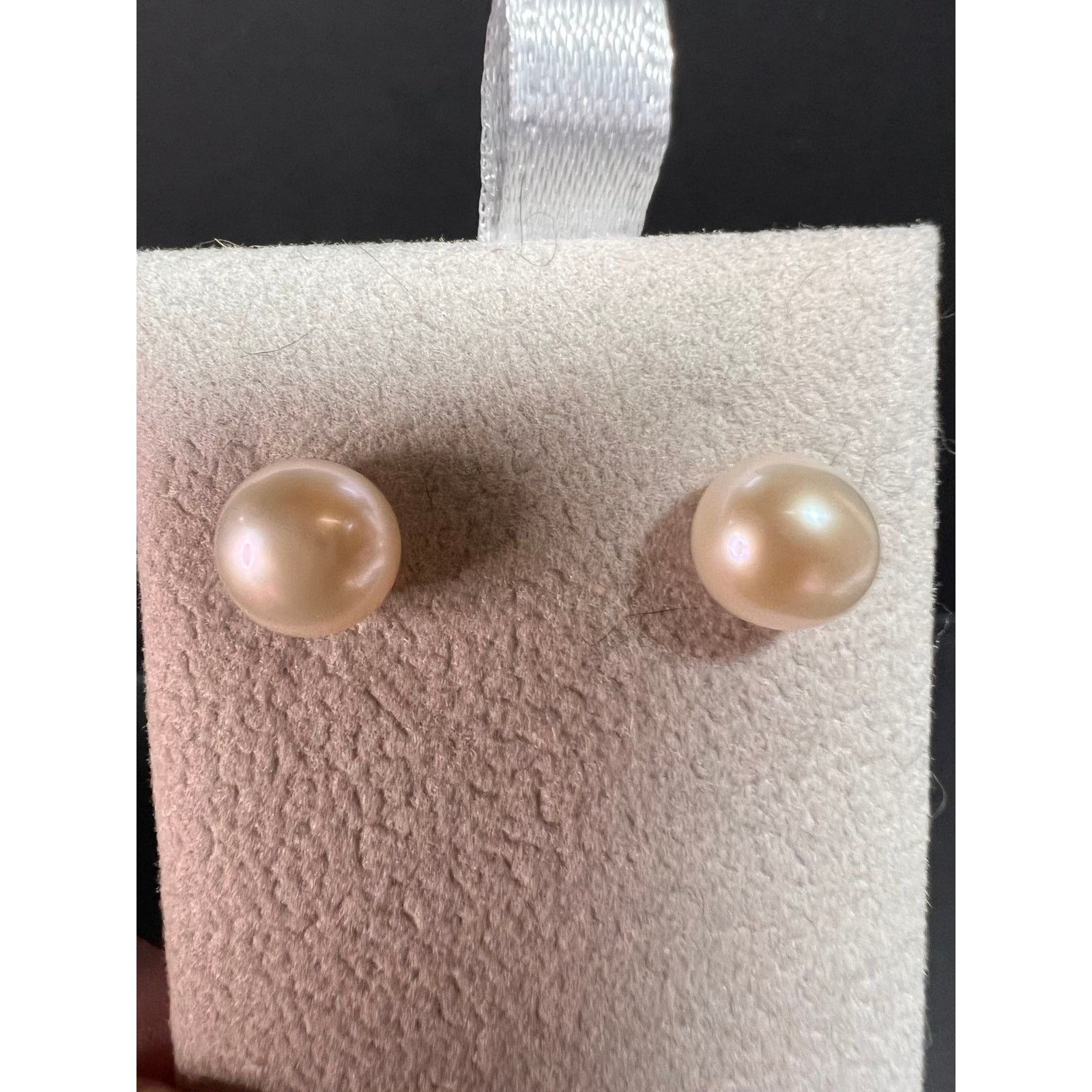 Other NEW white freshwater pearl stud earrings in sterling silver Size ONE SIZE - 2 Thumbnail