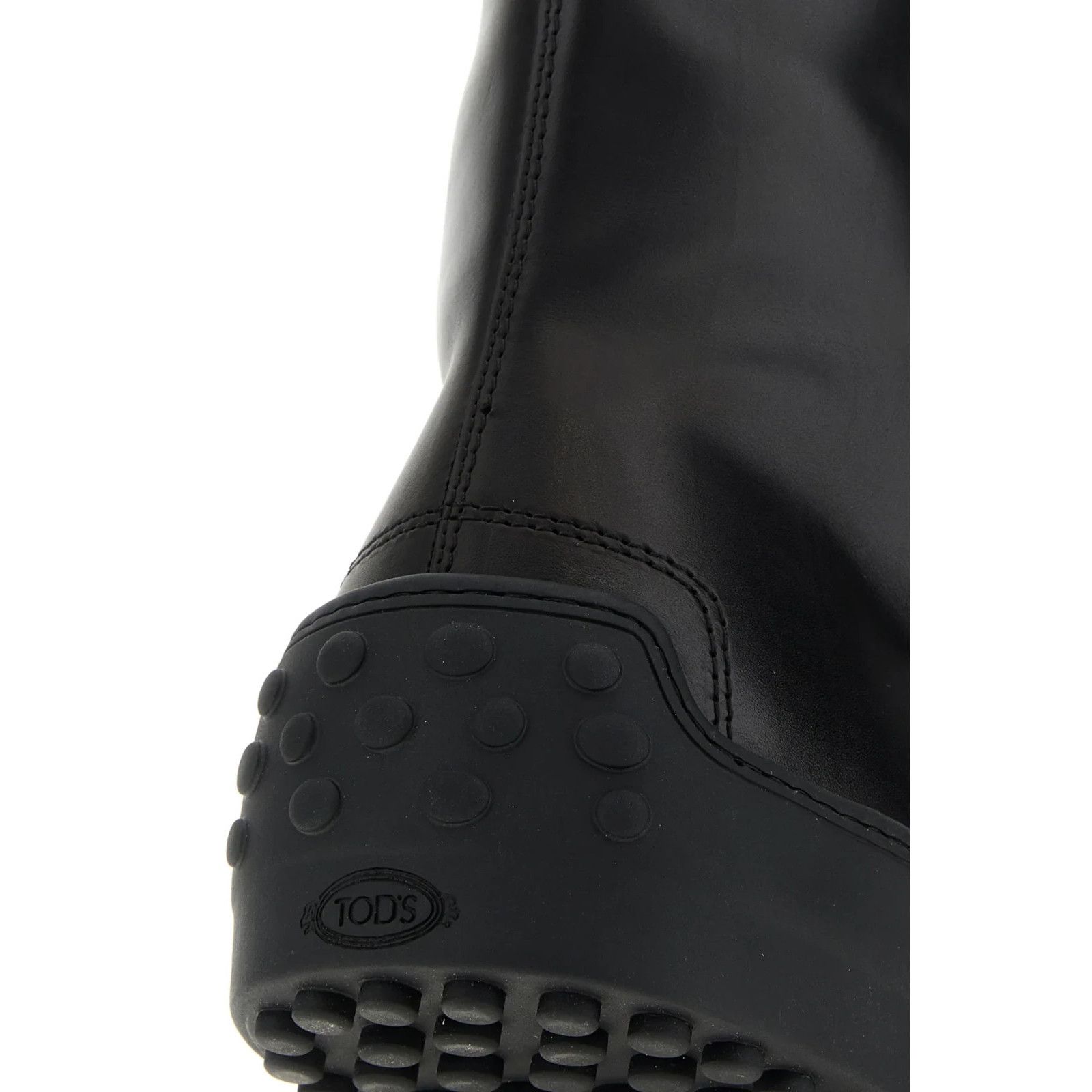 TOD'S Black Leather Ankle Boots New & Authentic (Men's size: