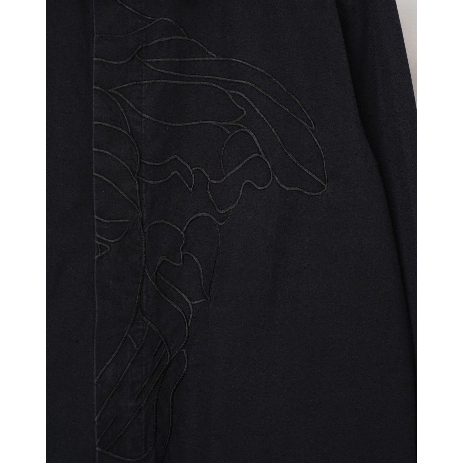 Versace Vintage versace classic medusa black shirt Size US L / EU 52-54 / 3 - 3 Thumbnail