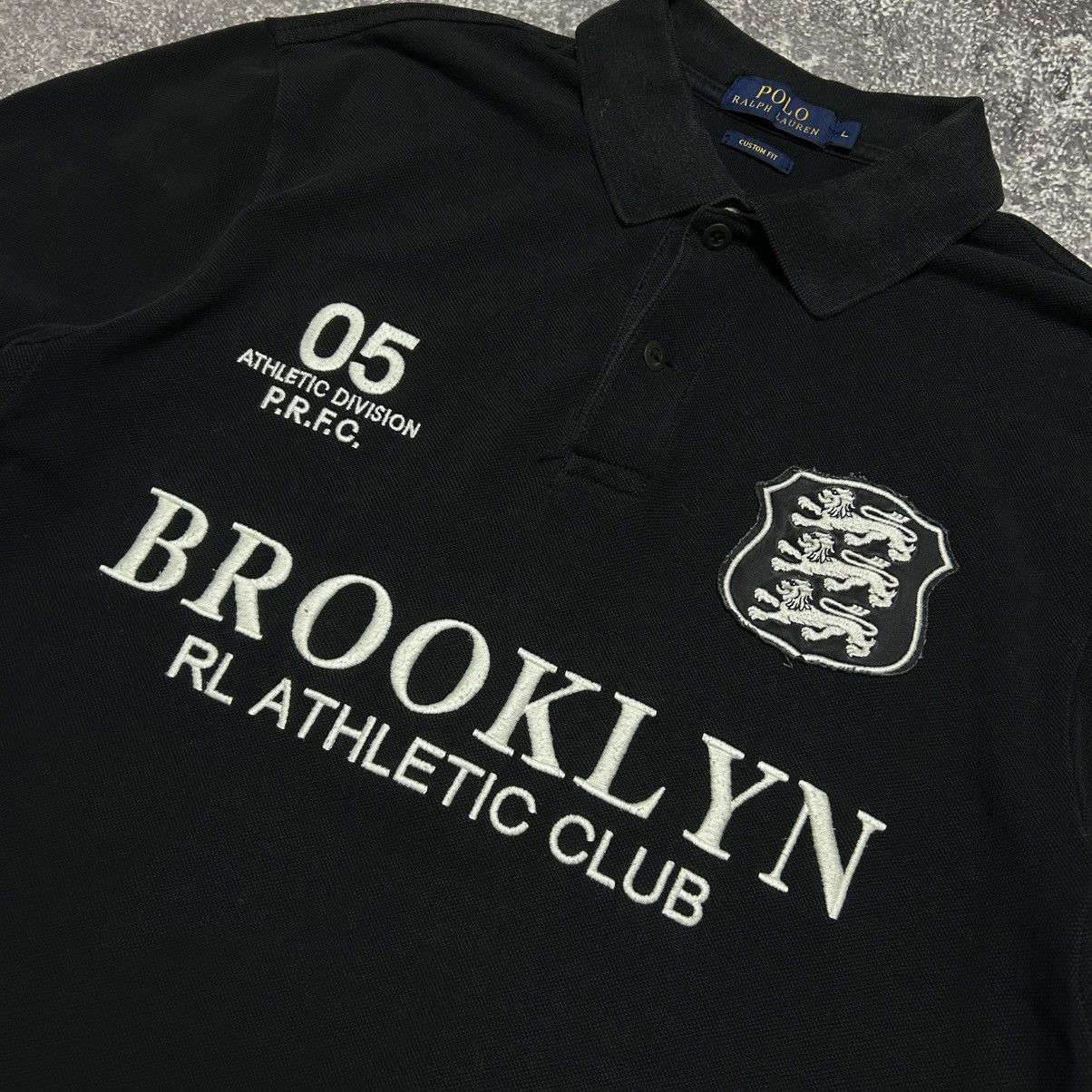 Polo Ralph Lauren Mens Polo Ralph Lauren Brooklyn big logo y2k opium polo Size US L / EU 52-54 / 3 - 3 Thumbnail